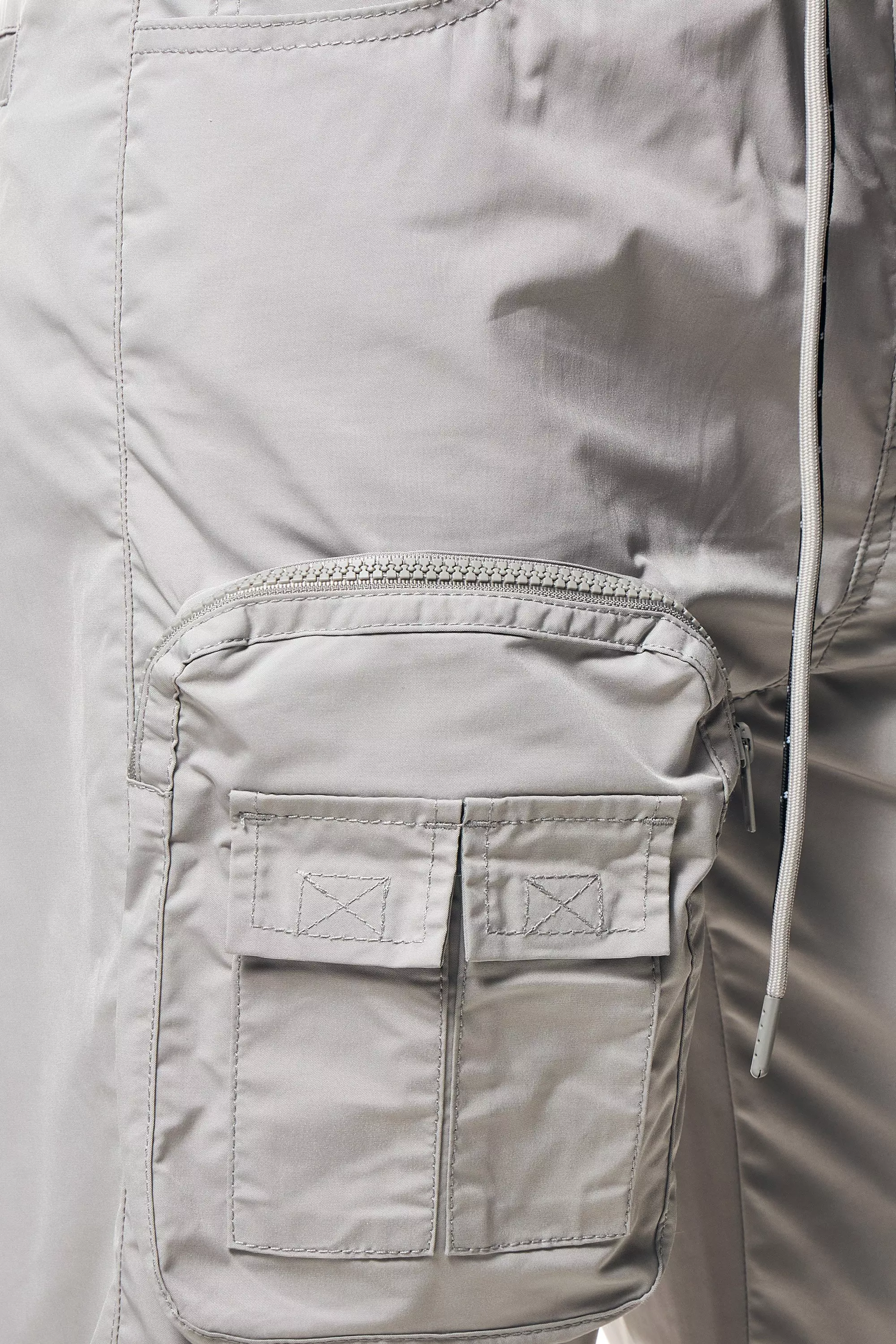 Smoke Rise Men's Utility Open Bottom Joggers - Light Grey - LT GREY