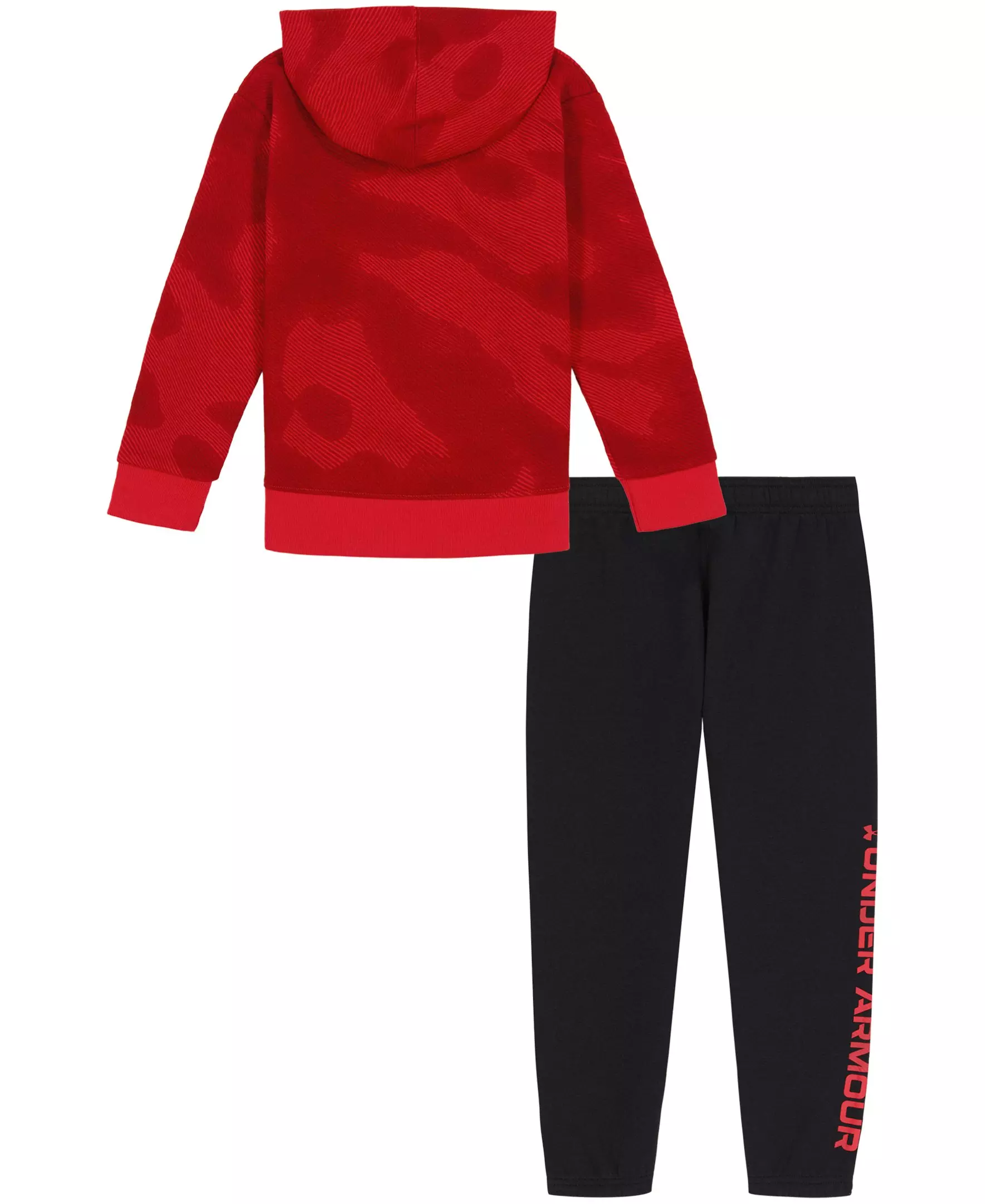 Under Armour Little Boys' Lino Wave Hoodie Set - RED