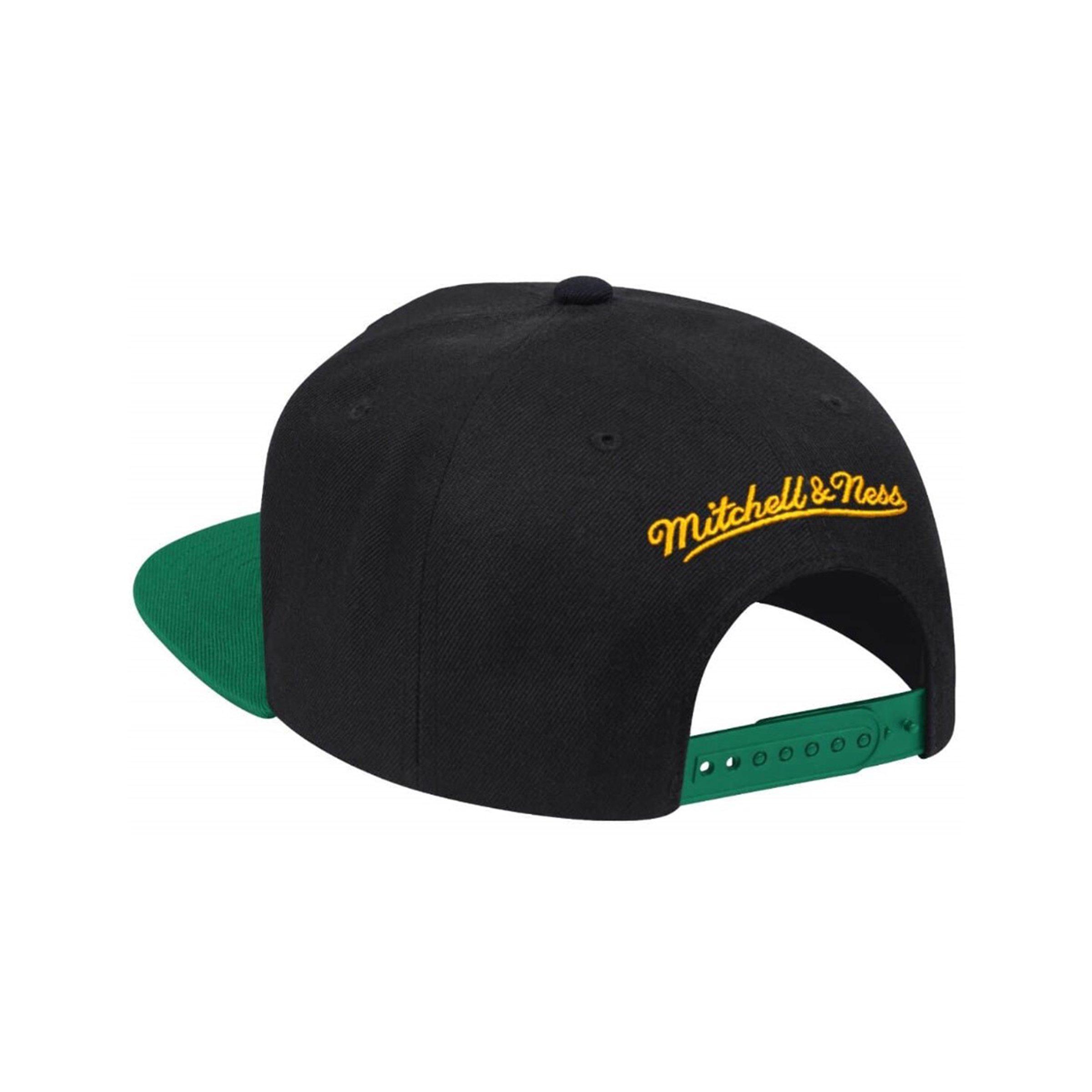 Mitchell & Ness Seattle Supersonics 2 Tone Hardwood Classics Snapback - BLACK Thumbnail View 2