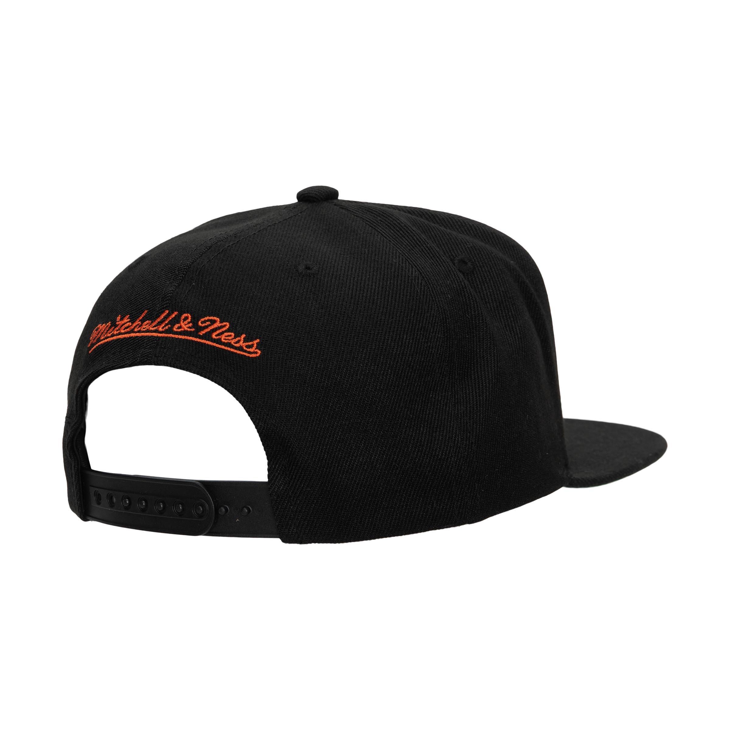 Mitchell & Ness Phoenix Suns Hardwood Classics Basic Snapback Hat - BLACK Thumbnail View 2
