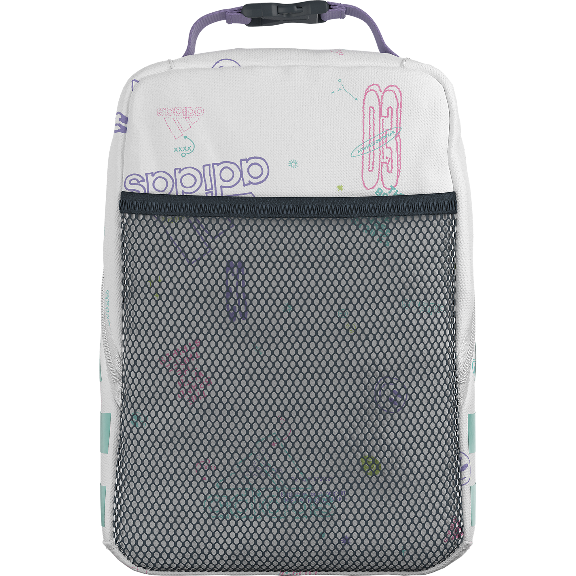 イヤング ヘルケア 2箱 adidas Santiago 2 Insulated Lunch Bag White/Purple | Hibbett