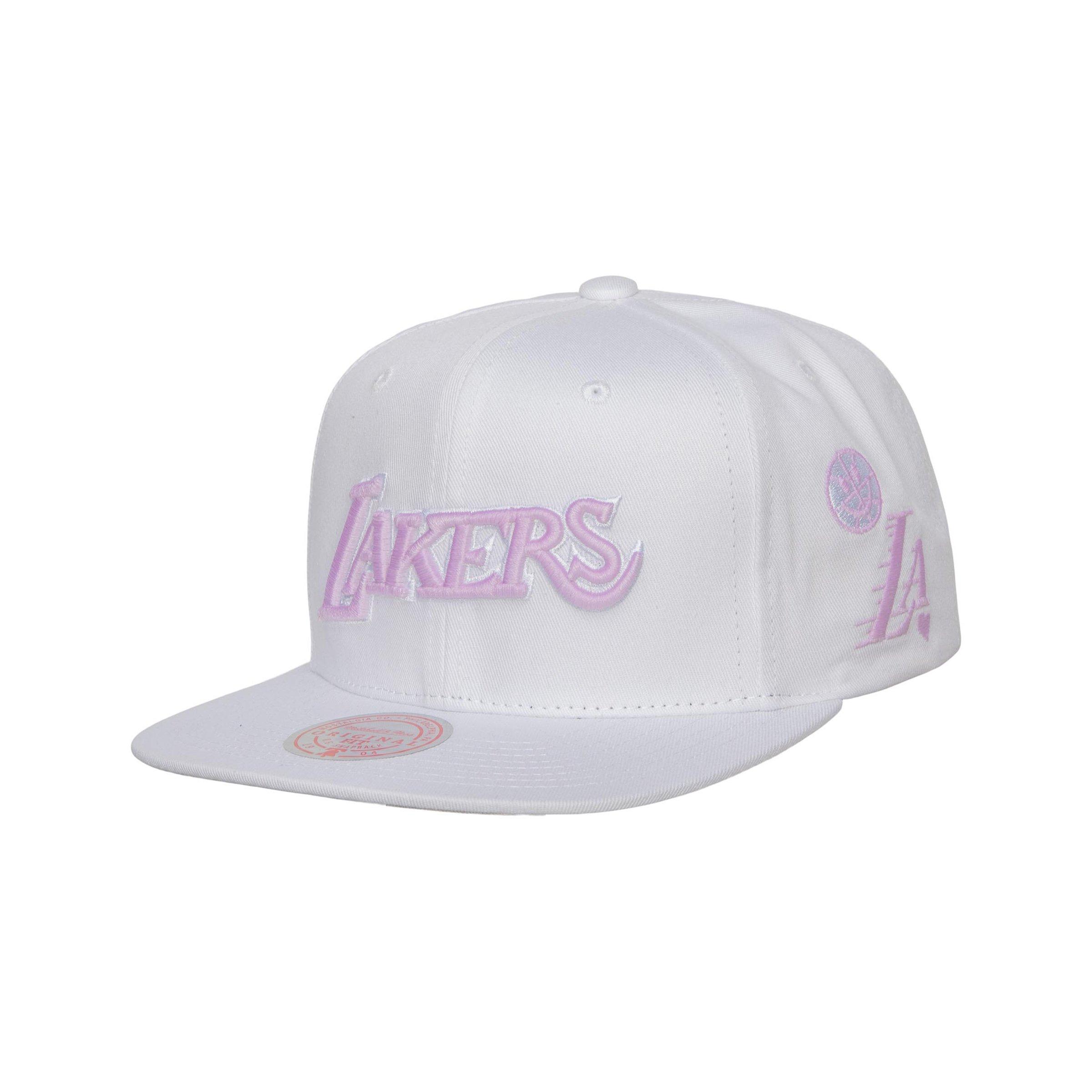 Los Angeles Lakers Winter White White Snapback - Mitchell & Ness cap