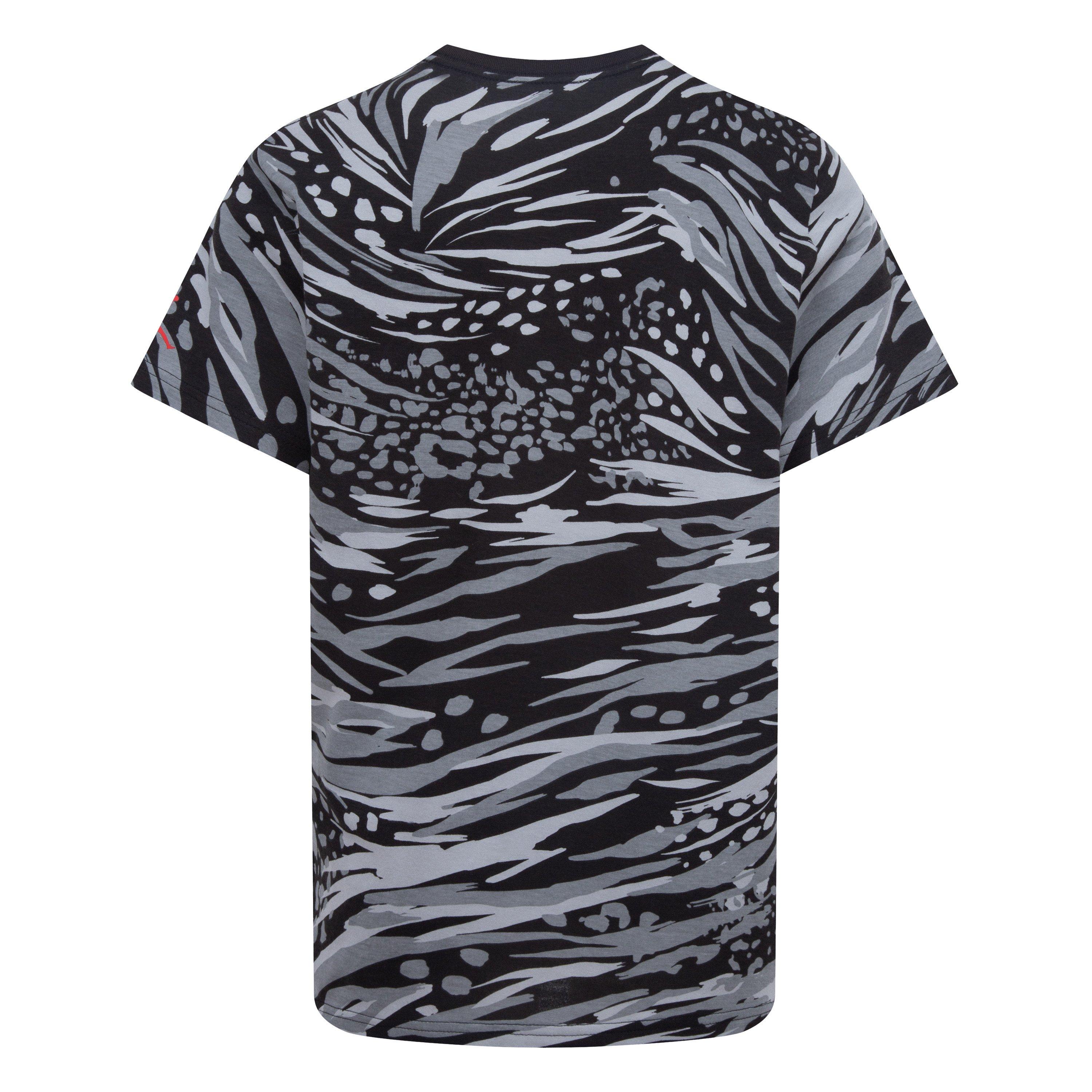 Jordan Big Boys' Tatum Zoo Shirt - BLACK Thumbnail View 2