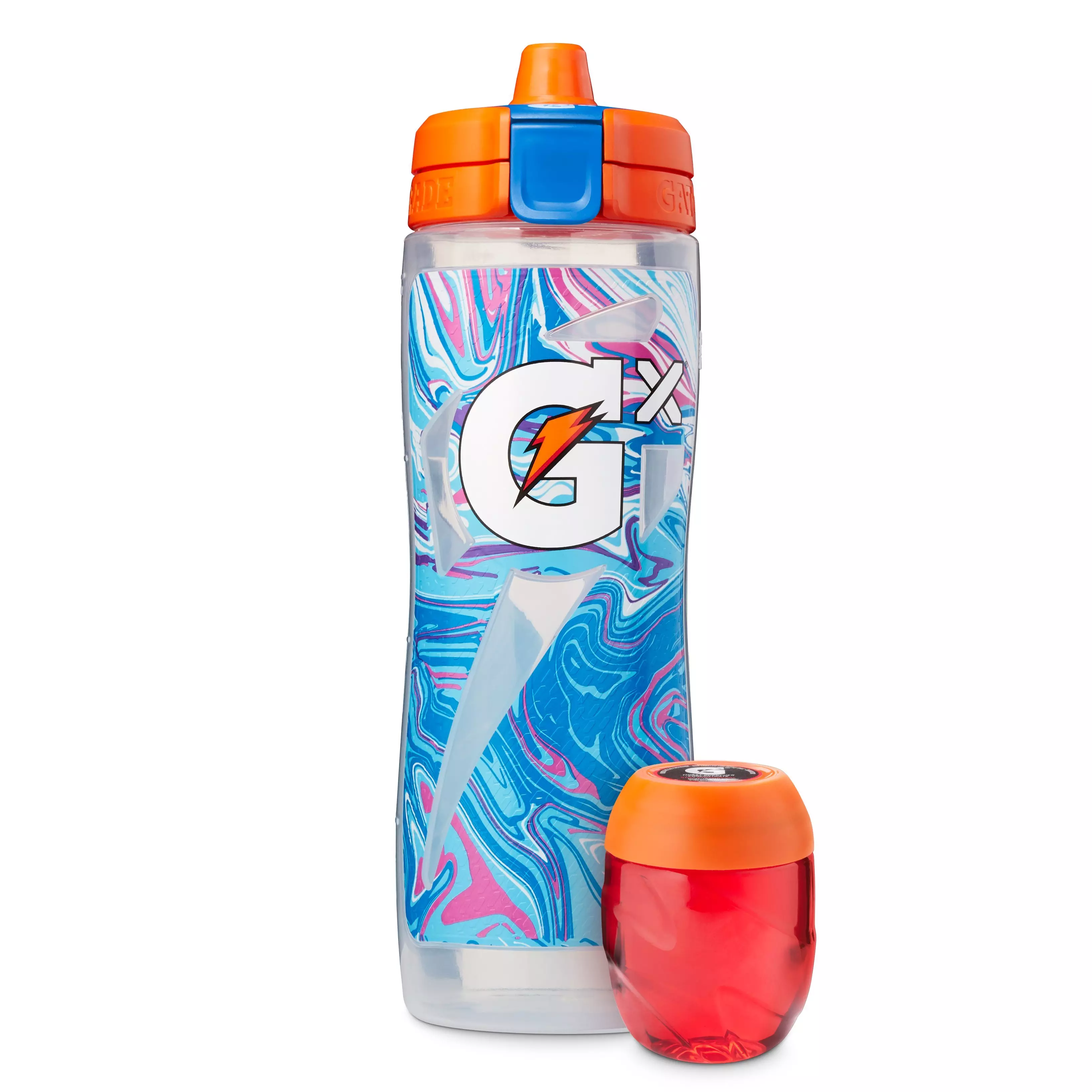 Gatorade Gx 30oz. Water Bottle -Marble Blue - MULTI-COLOR