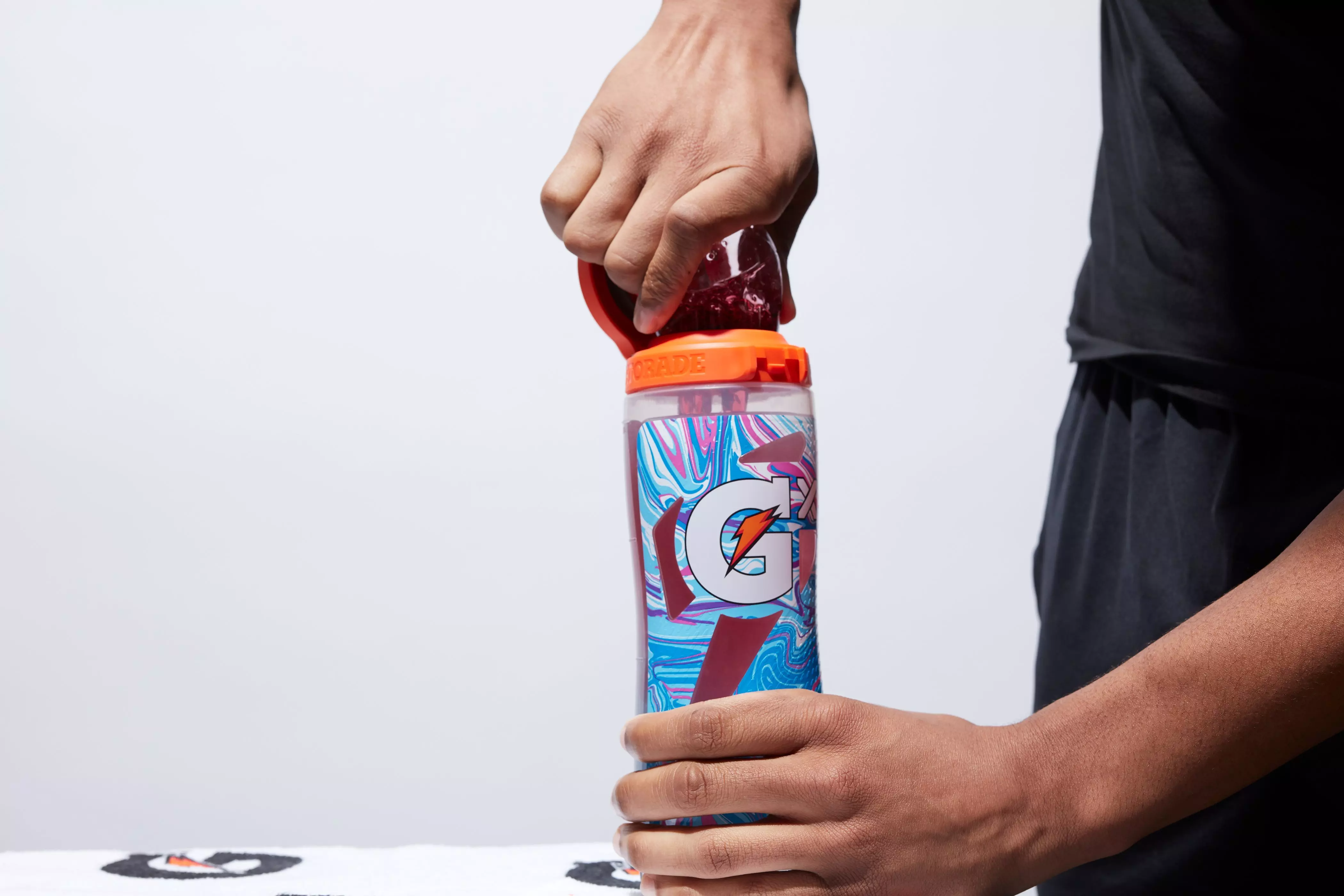 Gatorade Gx 30oz. Water Bottle -Marble Blue - MULTI-COLOR