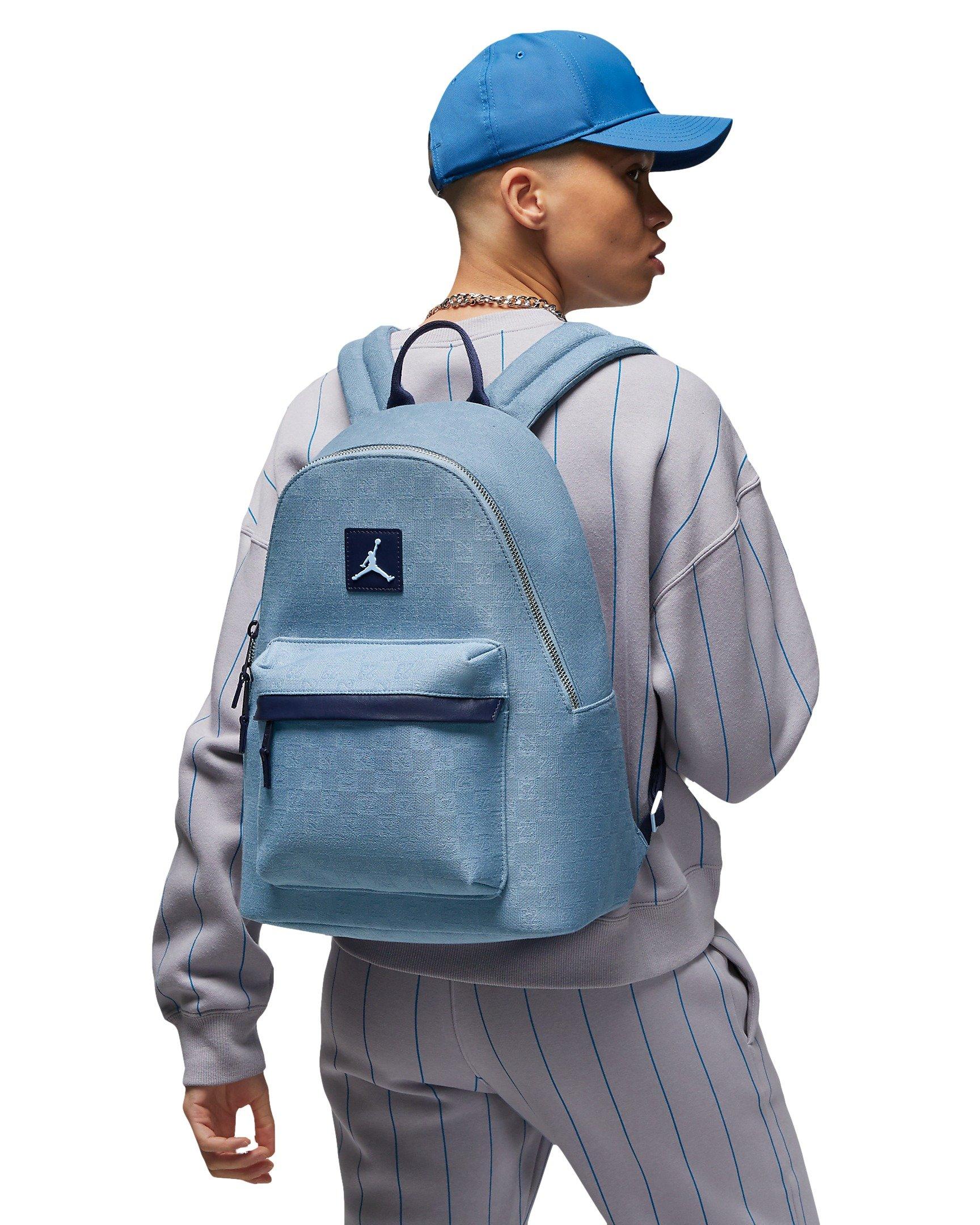 Jordan Monogram Backpack in Blue/Chambray