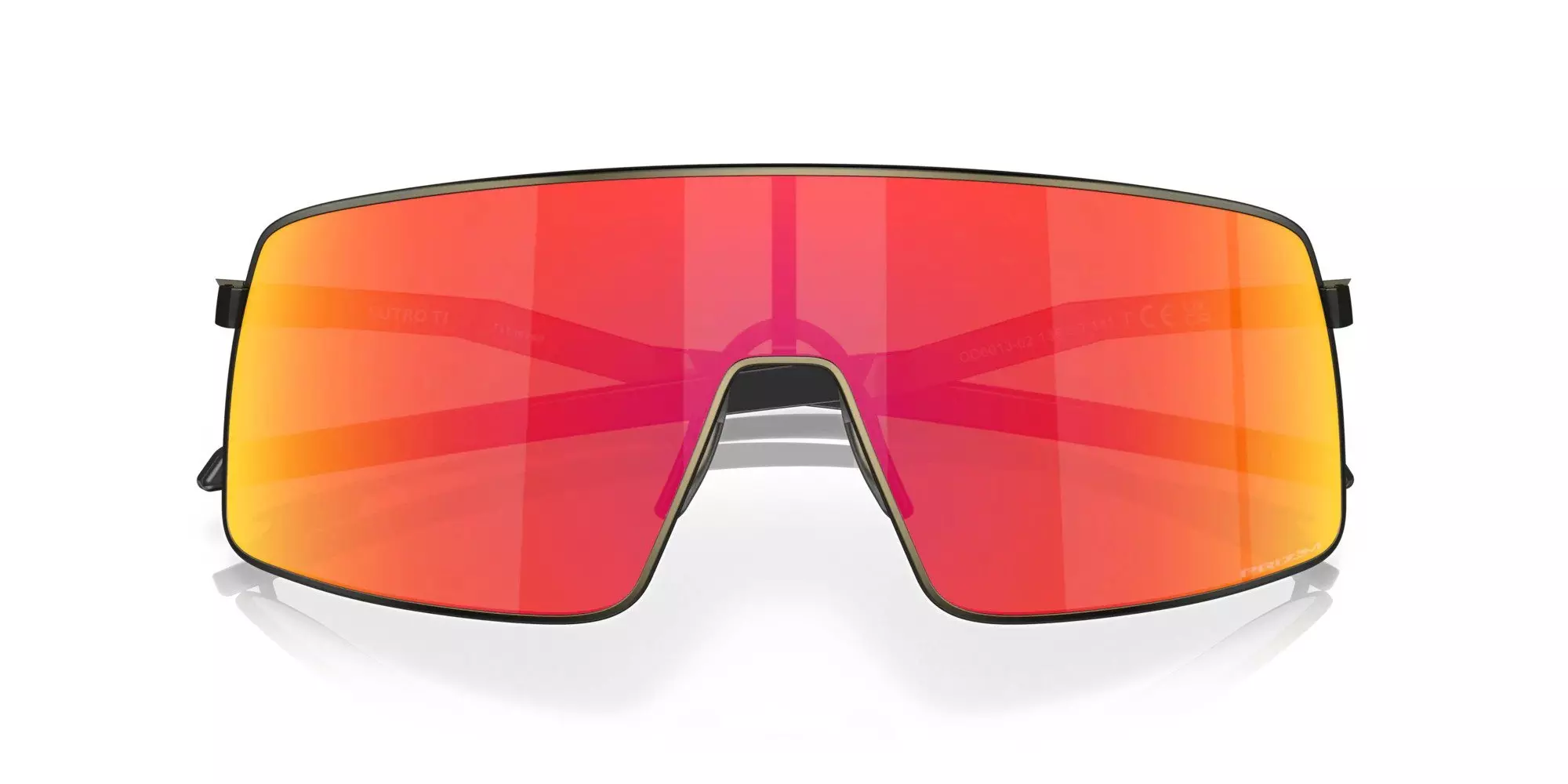 Oakley Sutro Ti Sunglasses-Black/Red - BLACK/RED