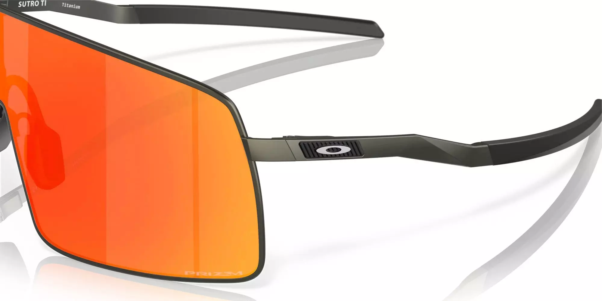 Oakley Sutro Ti Sunglasses-Black/Red - BLACK/RED