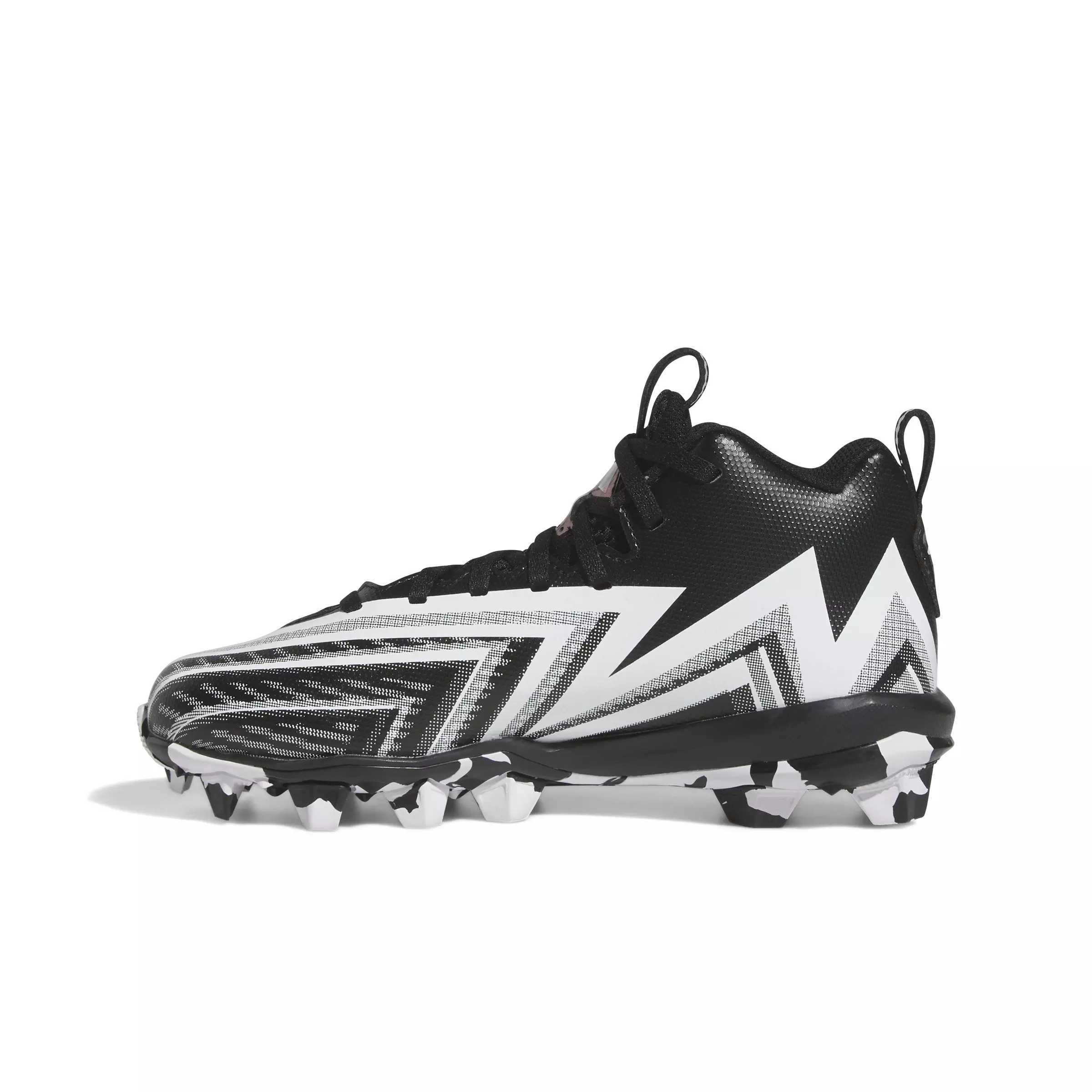 adidas Freak Spark MD 23 "Core Black/White" Grade School Boys' Football Cleat - BLACK/WHITE