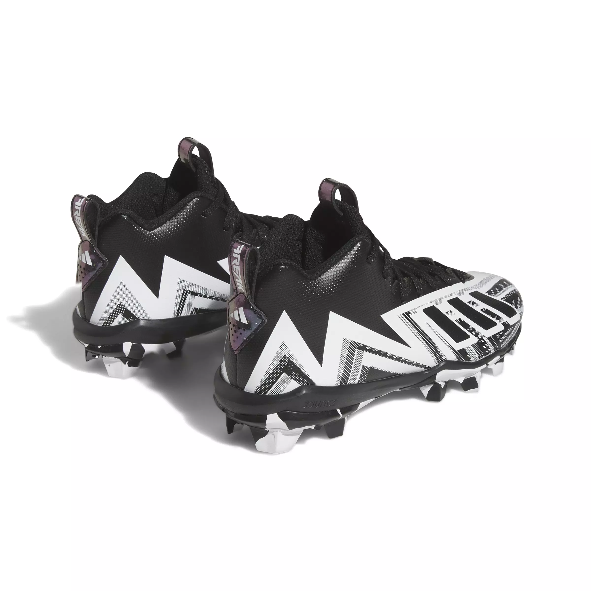 adidas Freak Spark MD 23 "Core Black/White" Grade School Boys' Football Cleat - BLACK/WHITE