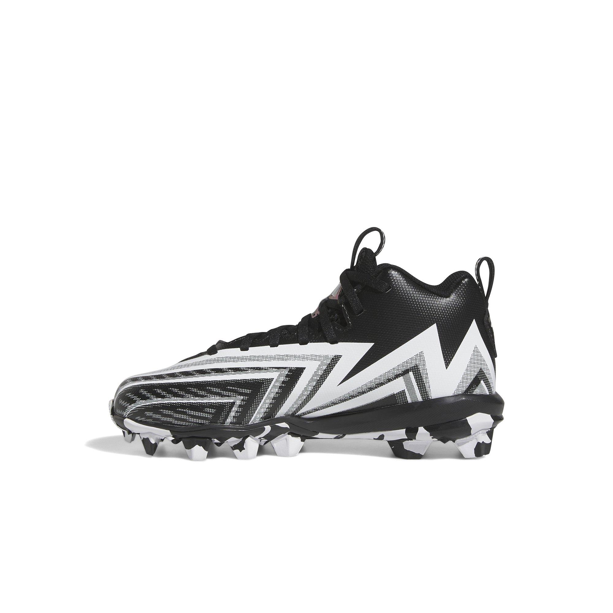 adidas Freak Spark Mid  Preschool Boys' "Core Black/White" Football Cleat