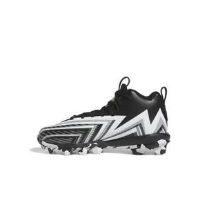 adidas Freak Spark Mid "Core Black/White" Preschool Boys' Football Cleat