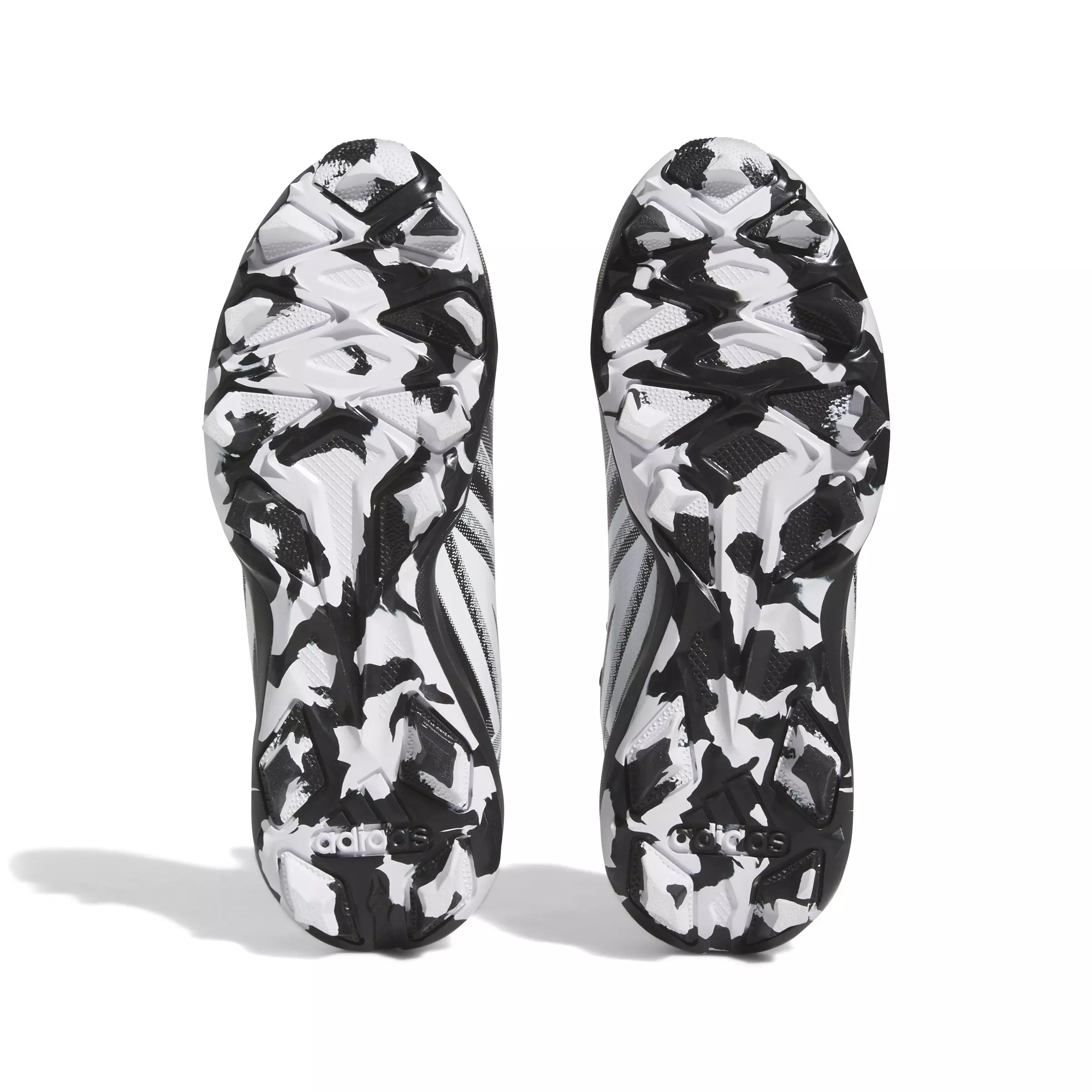 adidas Freak Spark Mid "Core Black/White" Preschool Boys' Football Cleat - BLACK/WHITE