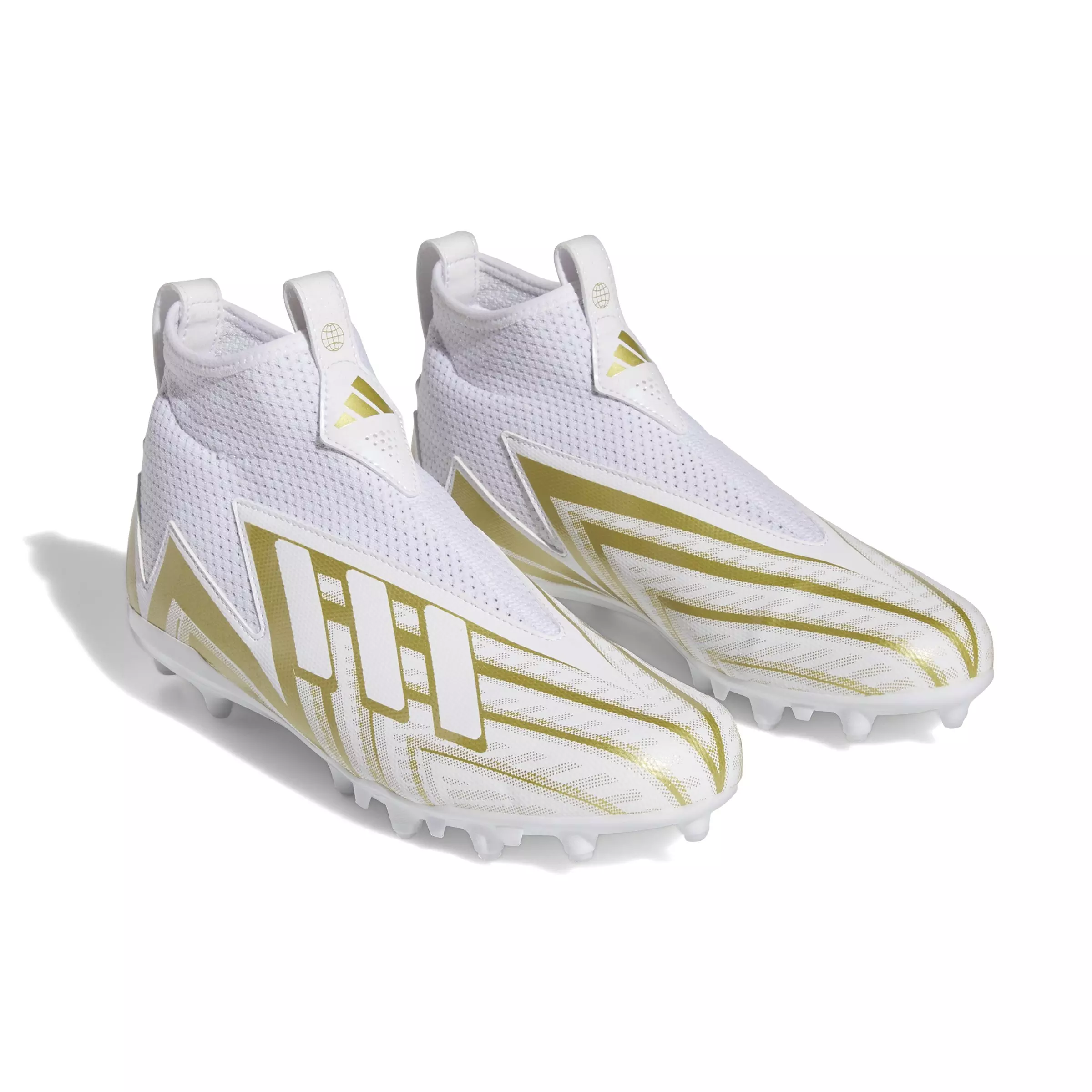 adidas Freak Spark 23 Inline "Ftwr White/Metallic Gold" Men's Football Cleat - WHITE/GOLD