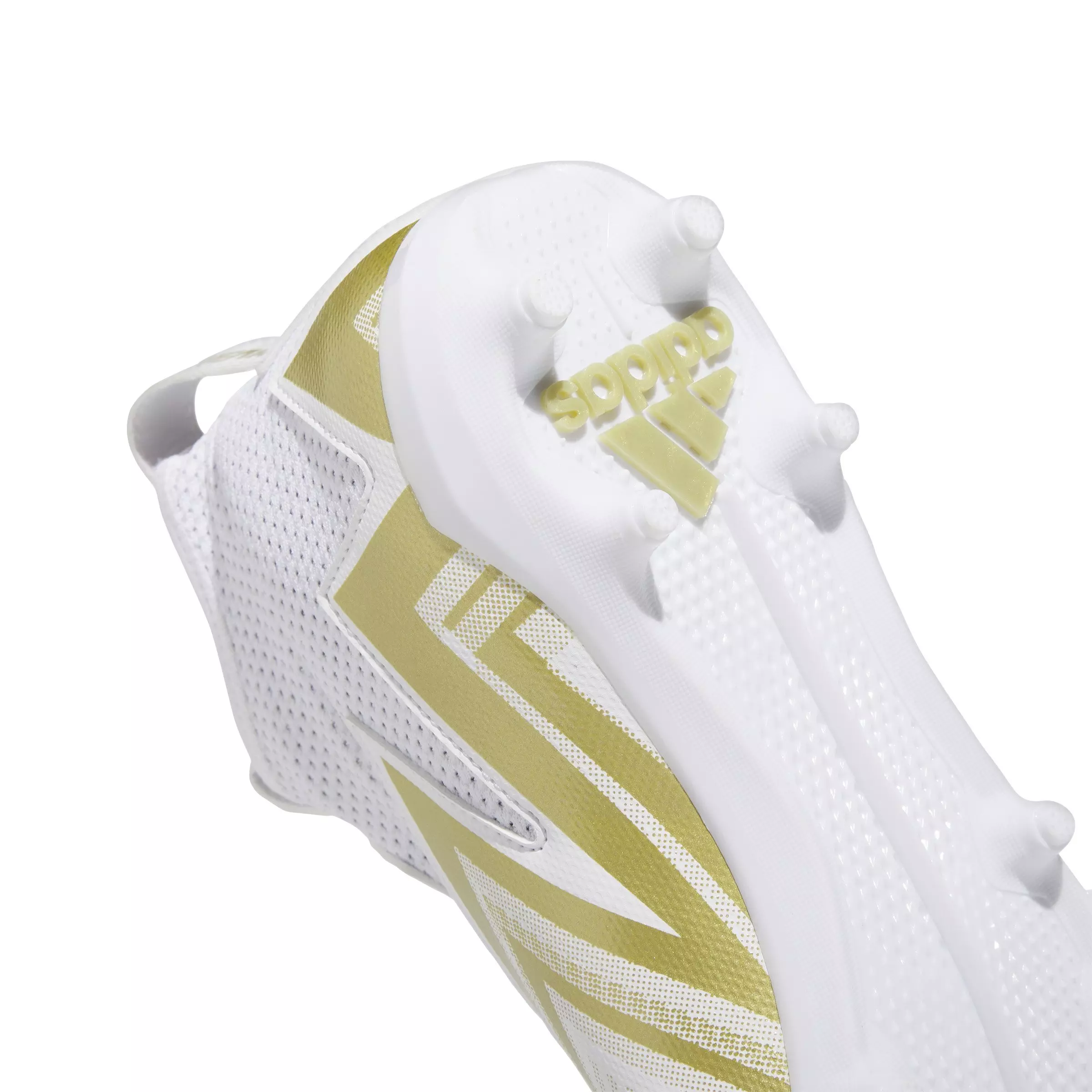 adidas Freak Spark 23 Inline "Ftwr White/Metallic Gold" Men's Football Cleat - WHITE/GOLD