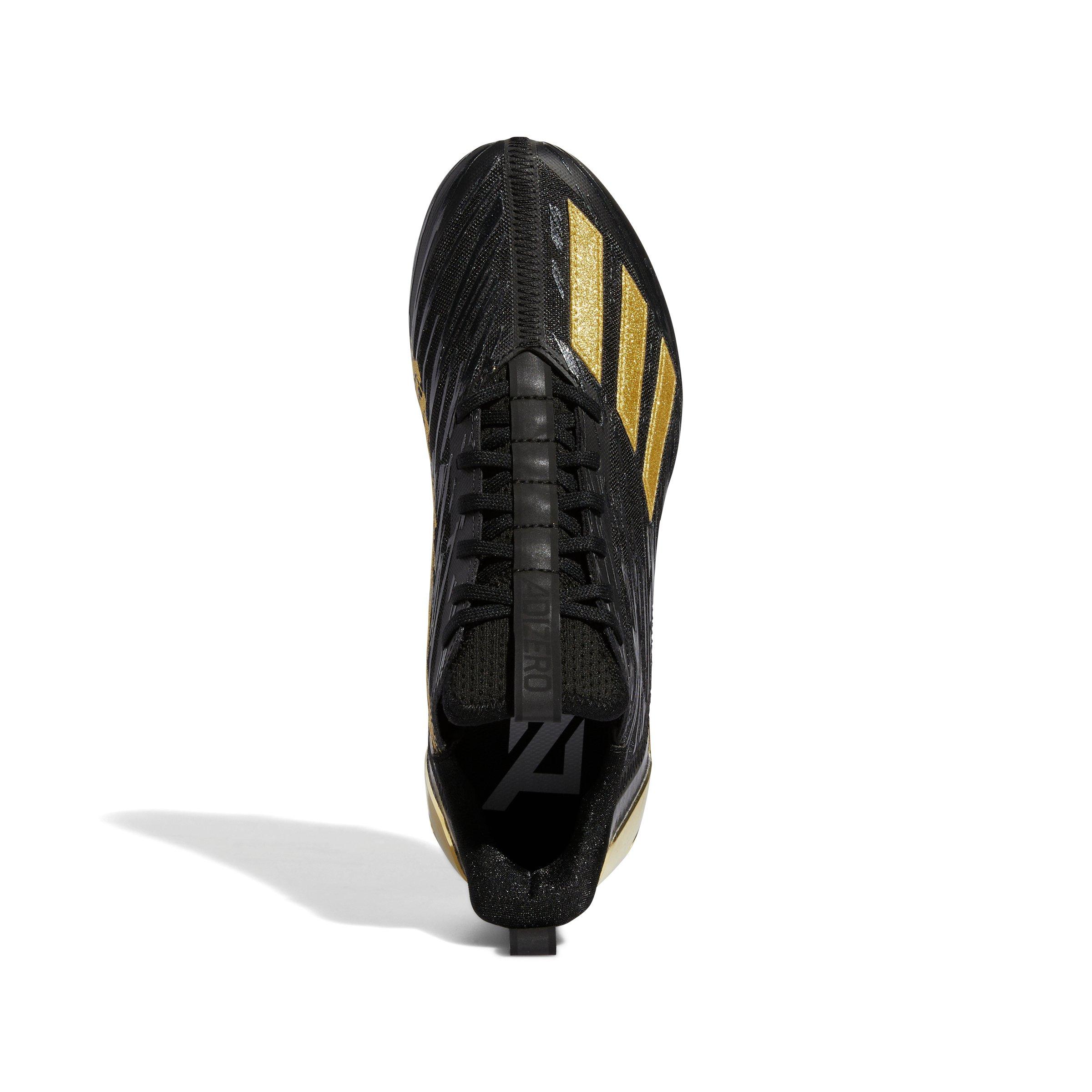 Black and outlet gold adidas cleats