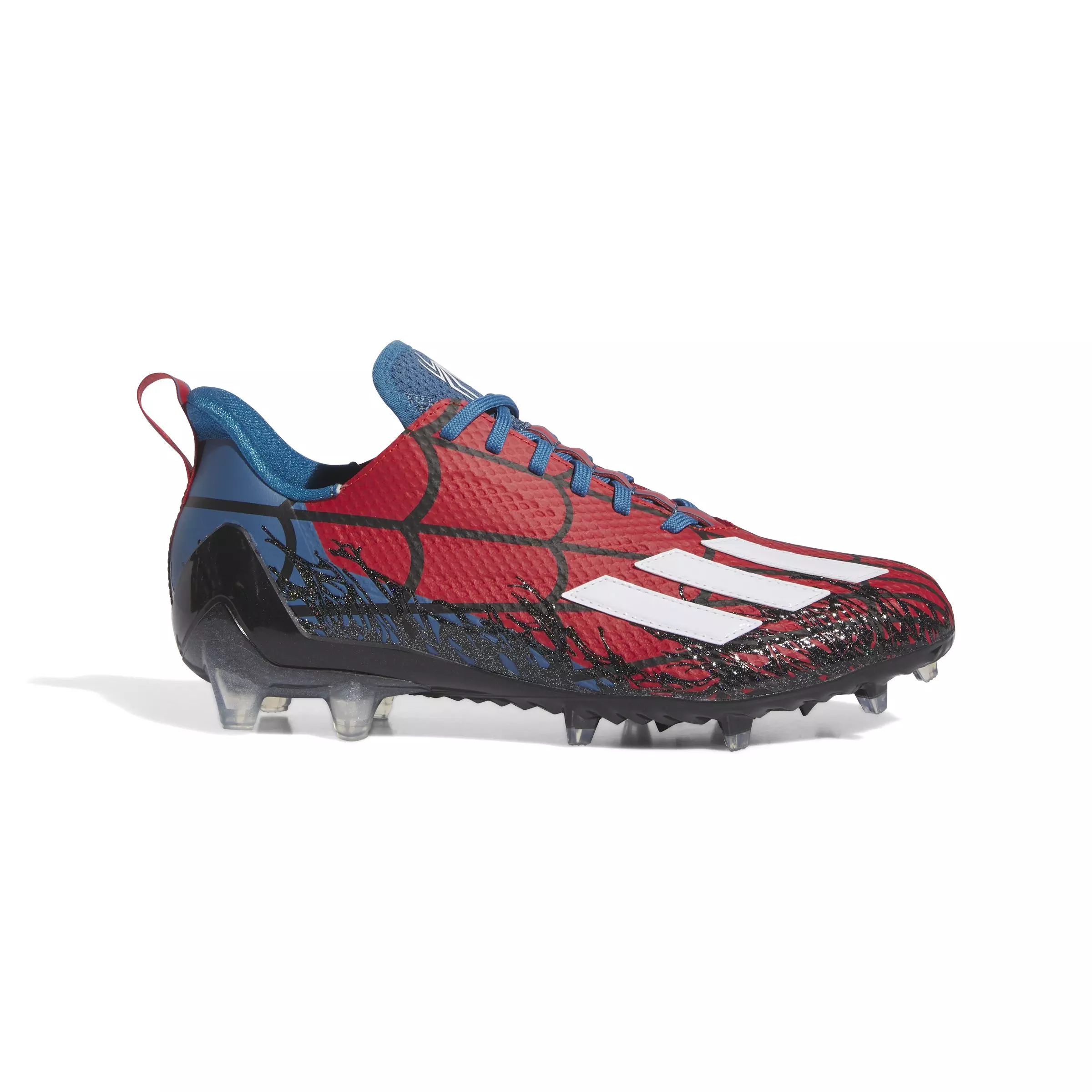 adidas Adizero 12.0 x MARVELs "Spider-Man" Men's Football Cleat - COLLEGE RED/WHITE/BLUE