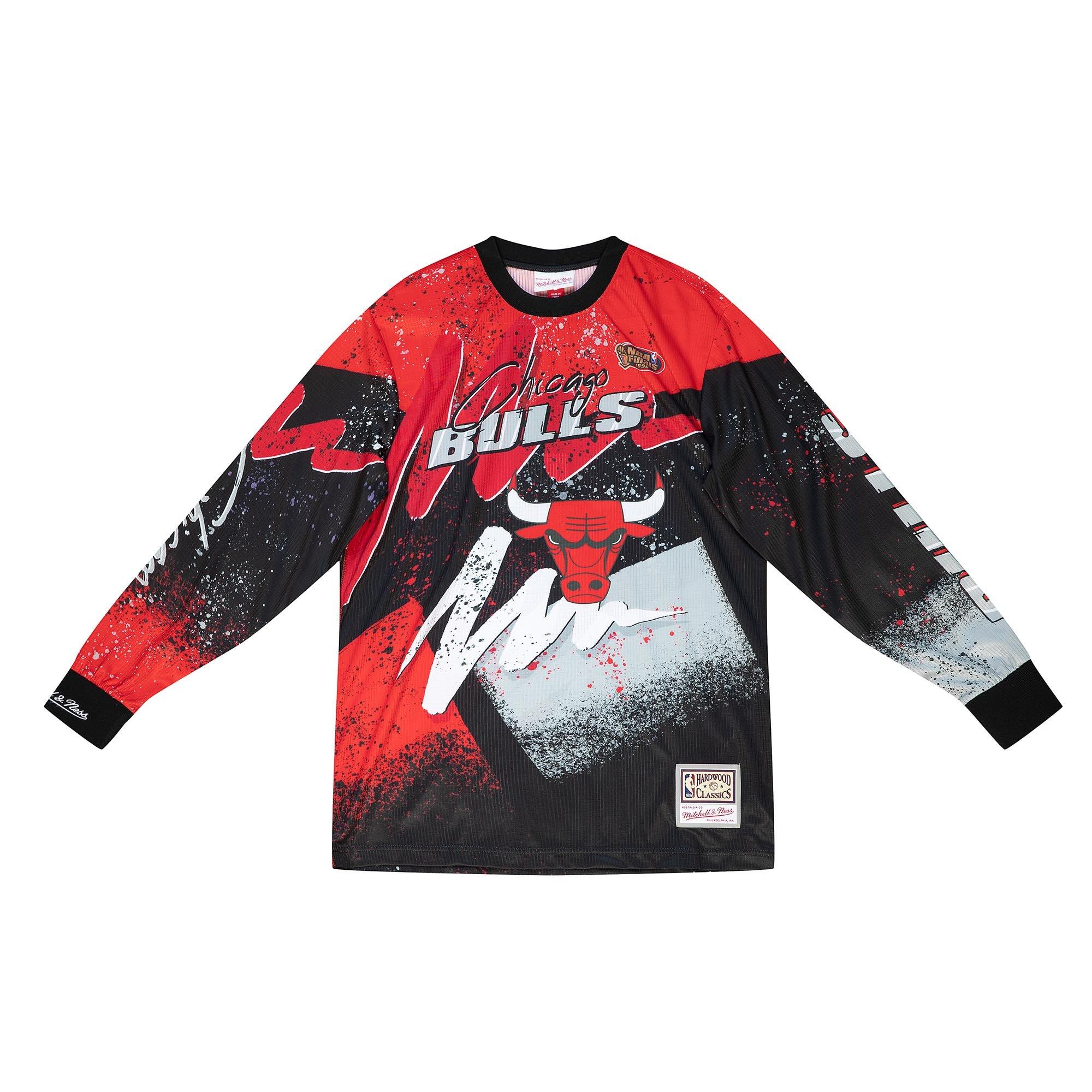 Mitchell & Ness sweatshirt Chicago Bulls NBA Gold Team Logo Hoody black