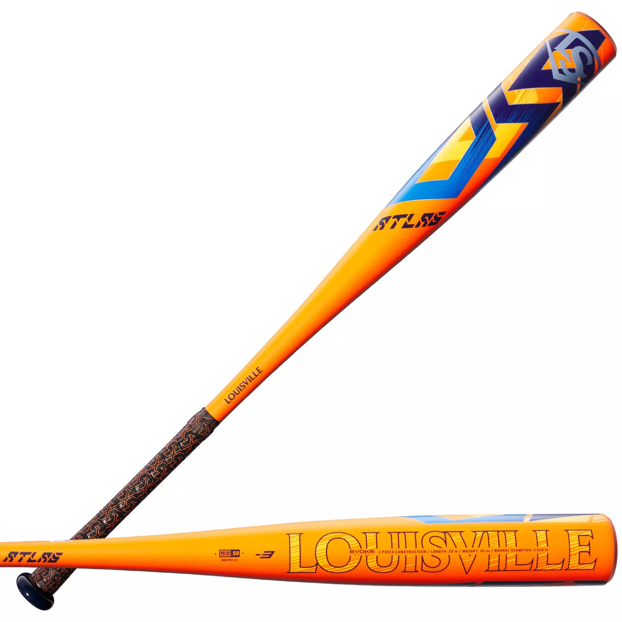 Louisville Slugger Atlas BBCOR Baseball Bat (-3) 2023 - AS SHOWN