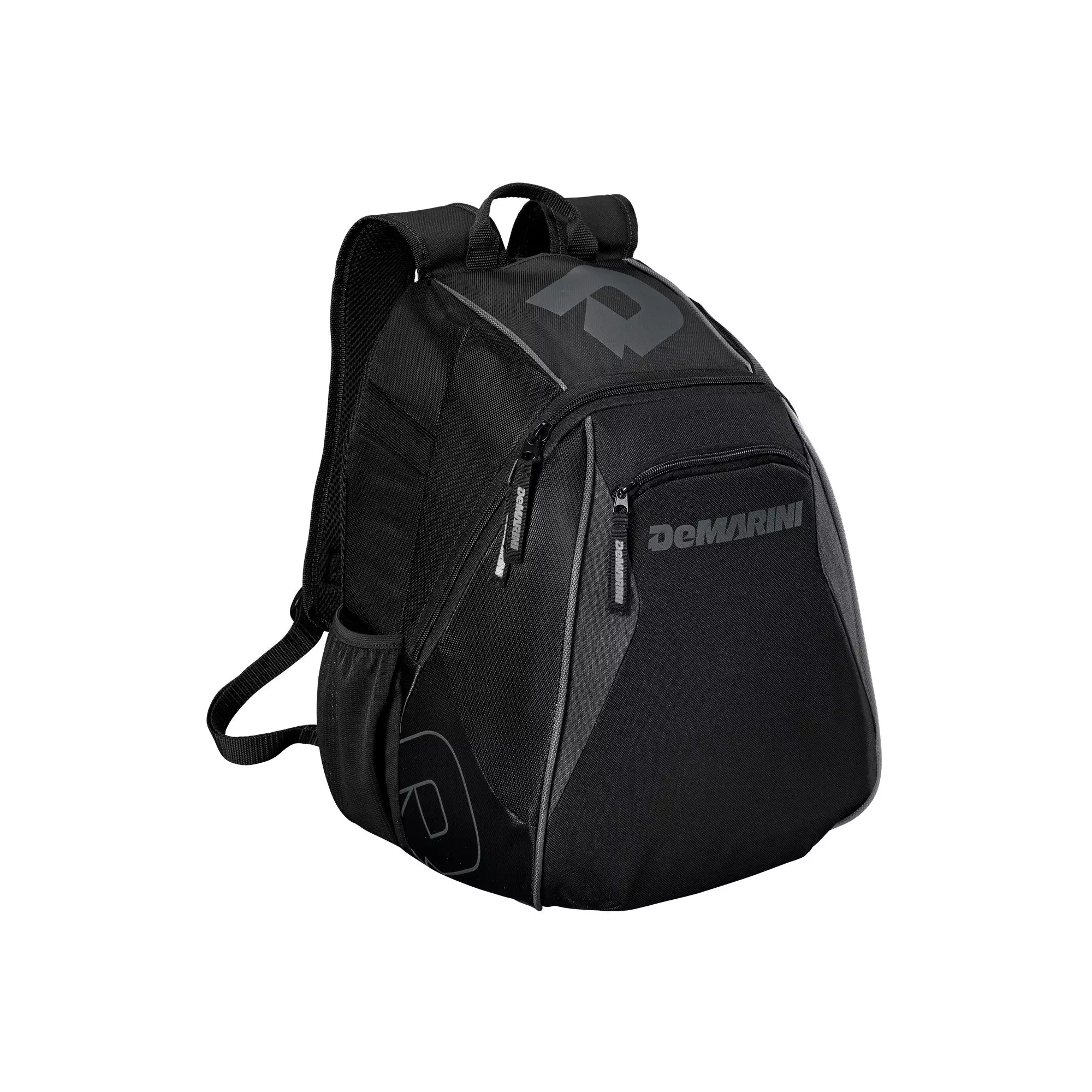 DeMarini VooDoo Junior Baseball Backpack - Black/Grey - BLACK/GREY