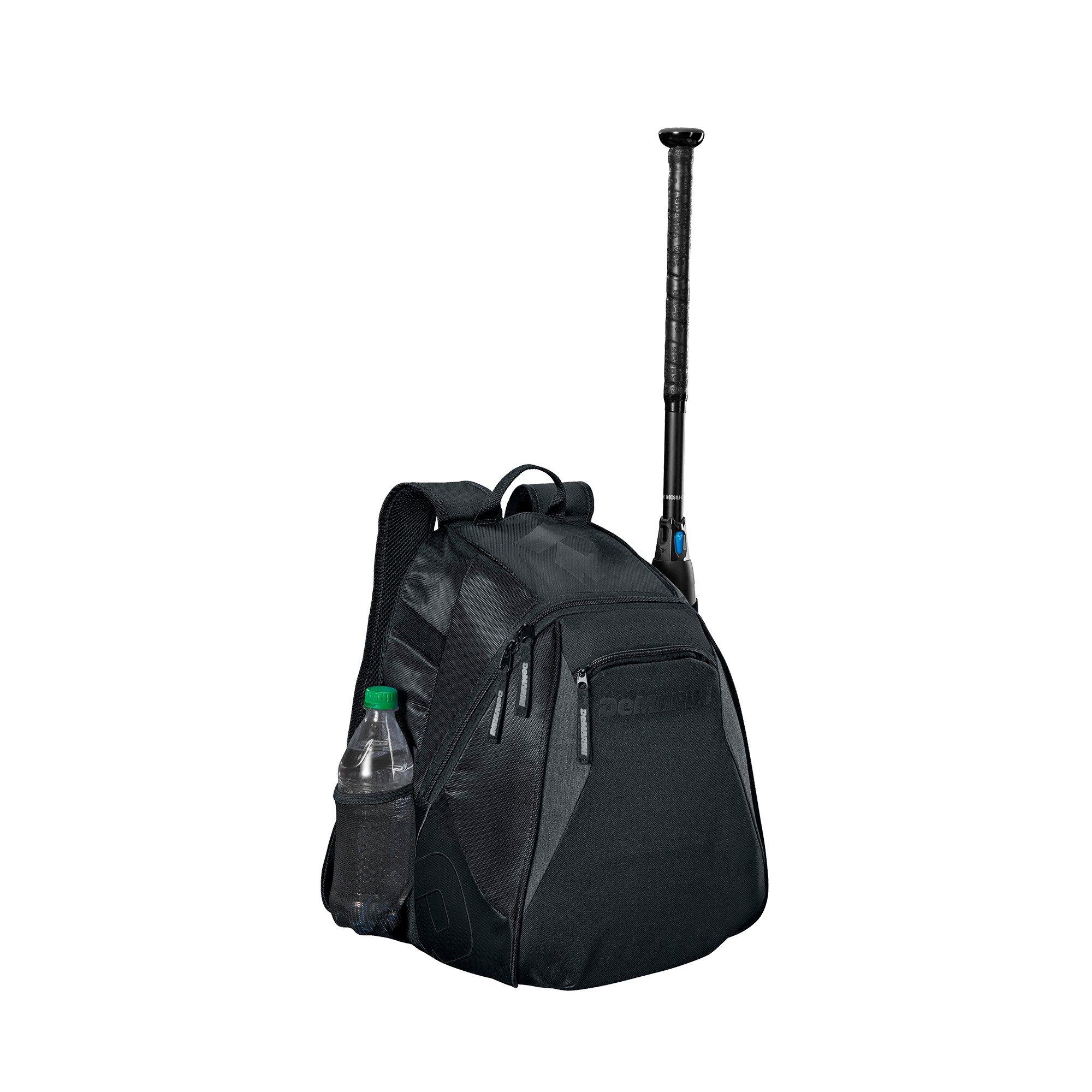 DeMarini VooDoo Junior Baseball Backpack - Black/Grey
