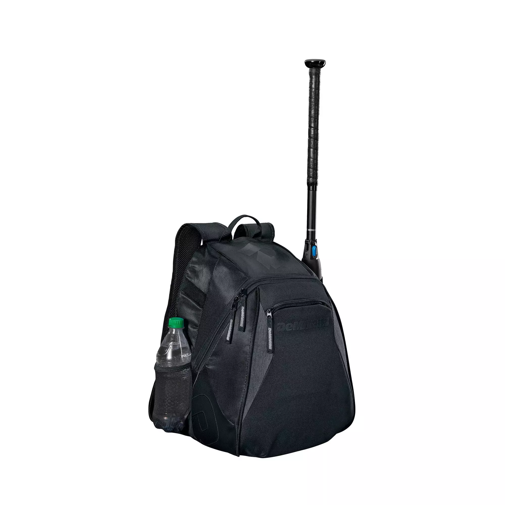 DeMarini VooDoo Junior Baseball Backpack - Black/Grey - BLACK/GREY