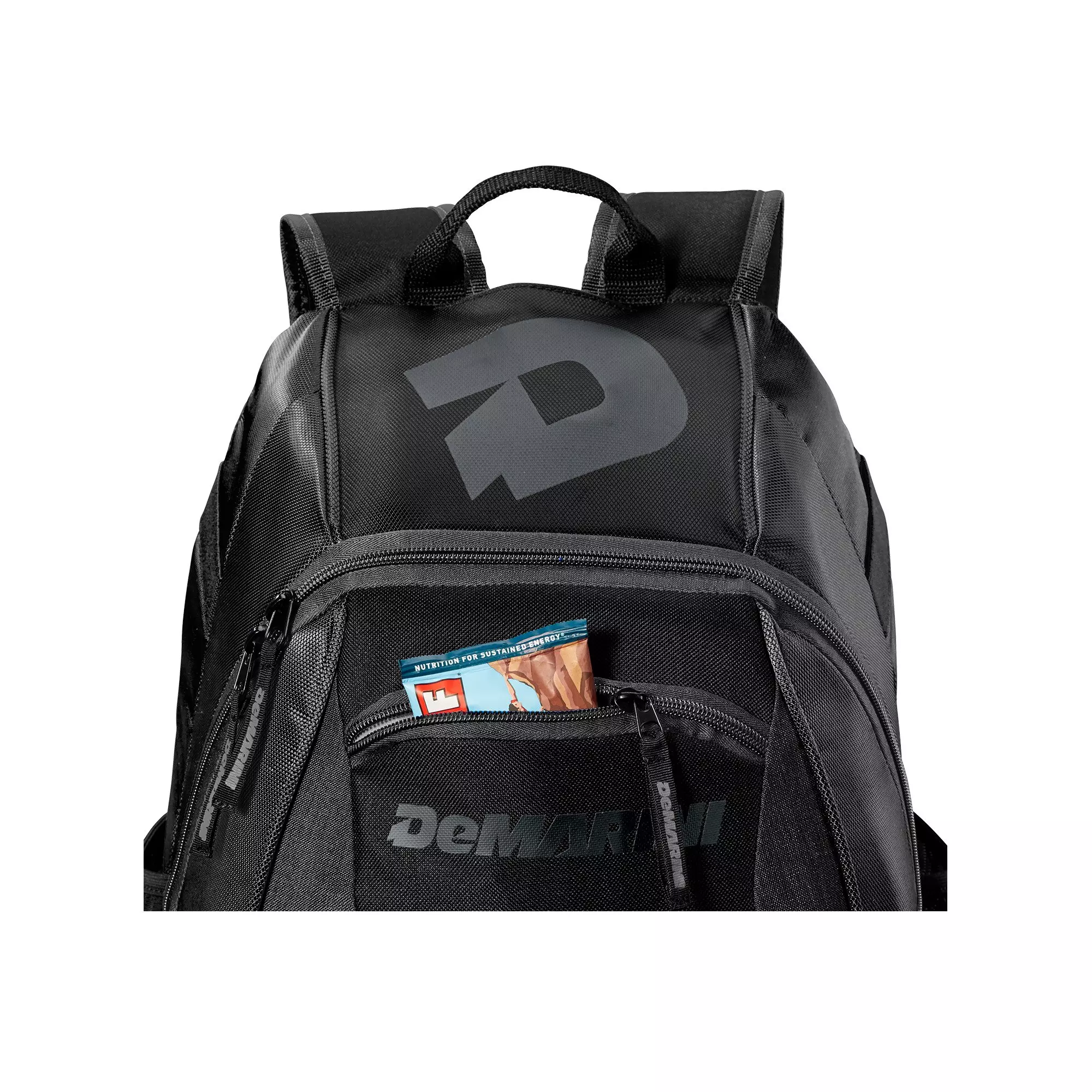 DeMarini VooDoo Junior Baseball Backpack - Black/Grey - BLACK/GREY