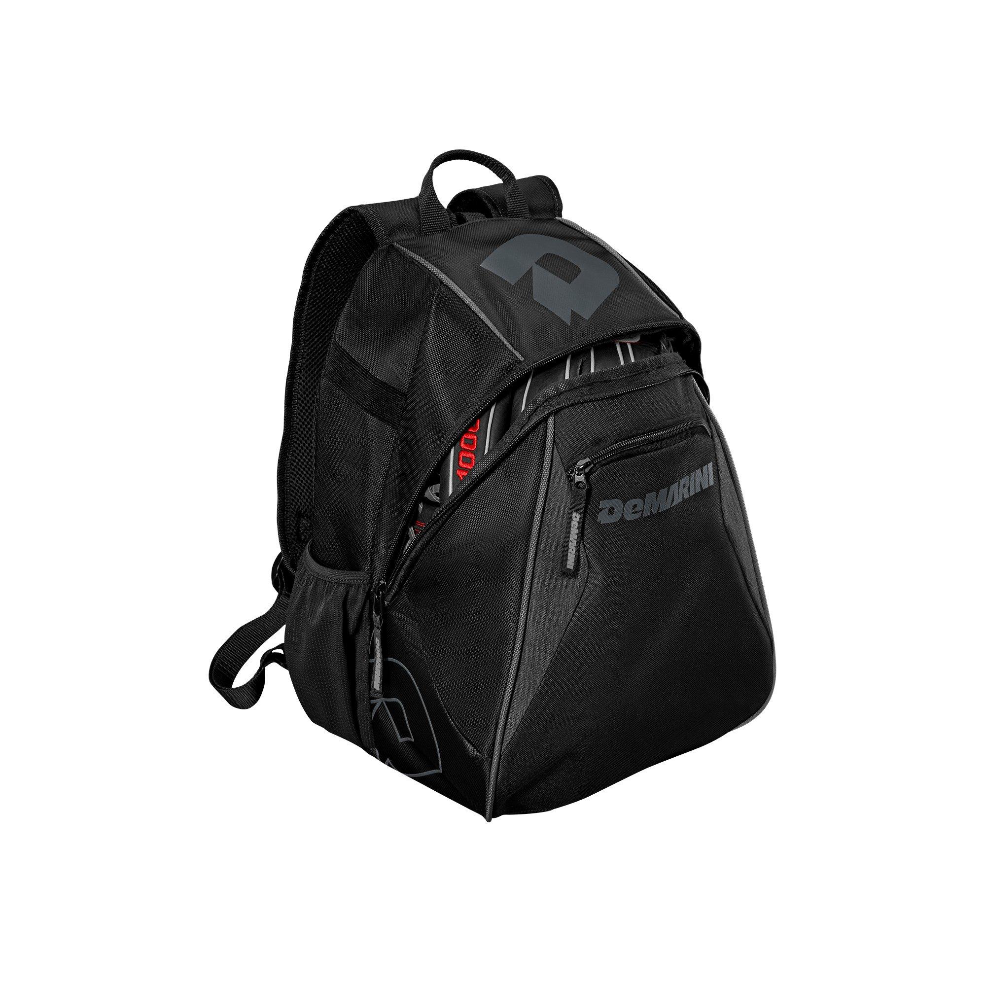 DeMarini VooDoo Junior Baseball Backpack - Black/Grey