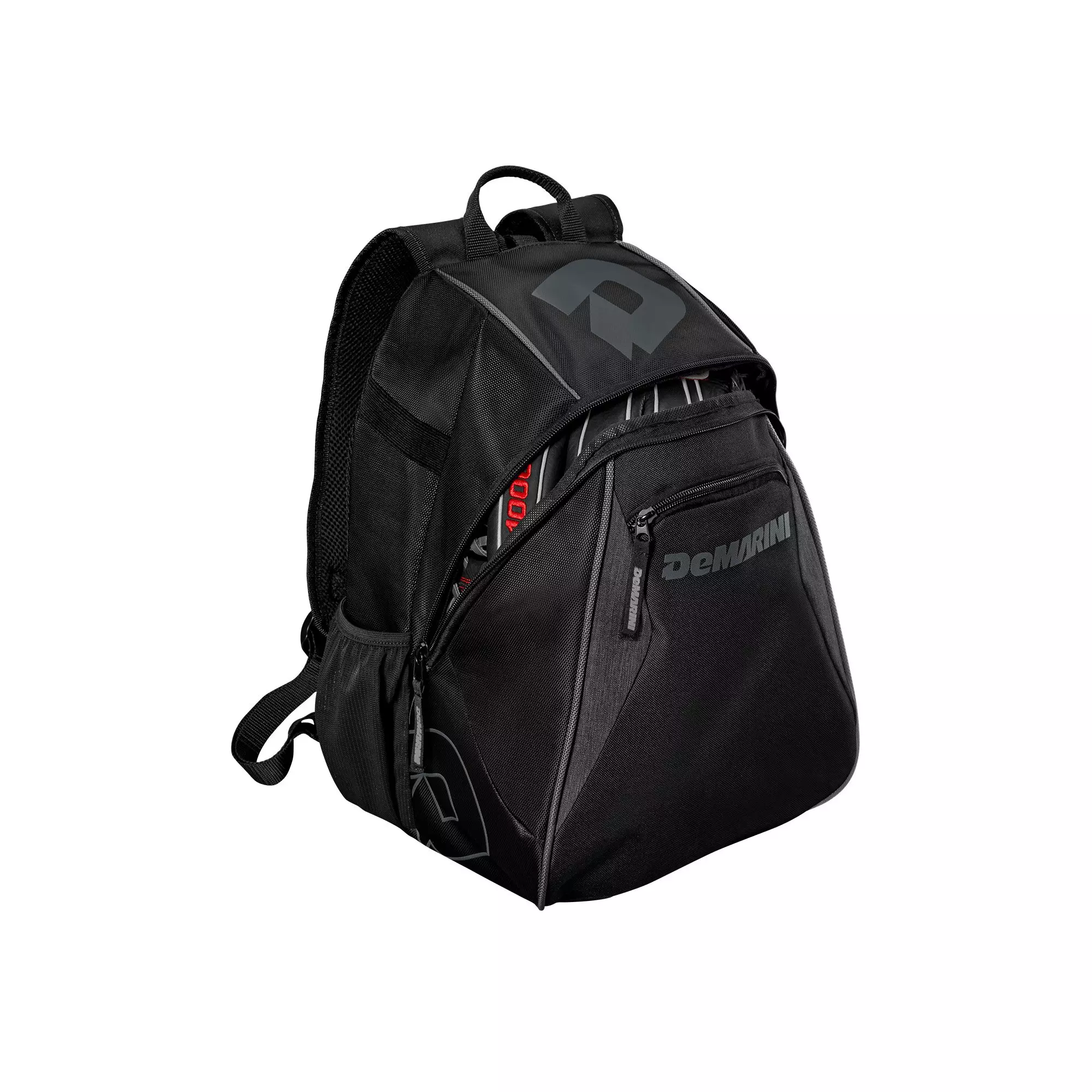 DeMarini VooDoo Junior Baseball Backpack - Black/Grey - BLACK/GREY