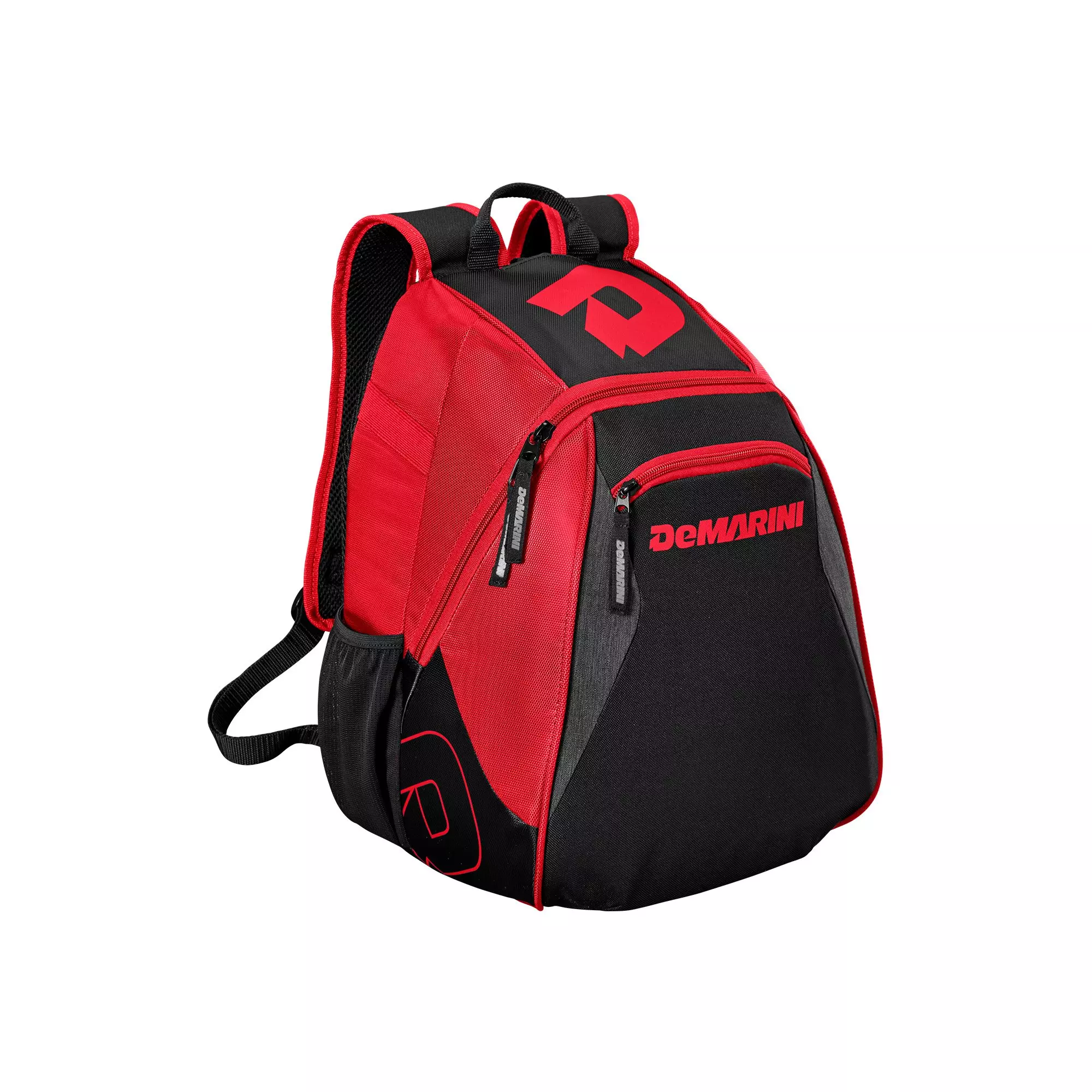 DeMarini VooDoo Junior Baseball Backpack - Red/Black - RED/BLACK