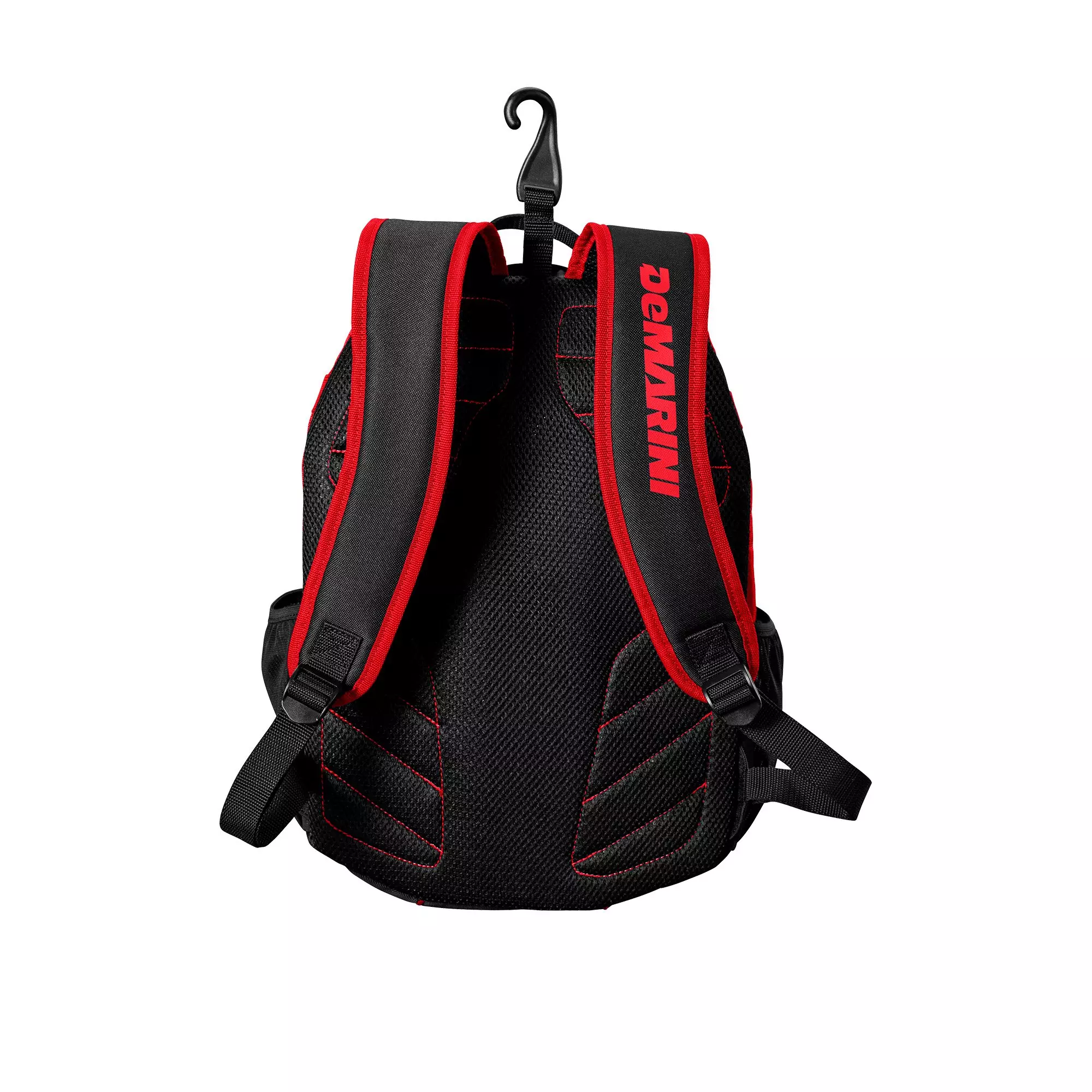 DeMarini VooDoo Junior Baseball Backpack - Red/Black - RED/BLACK