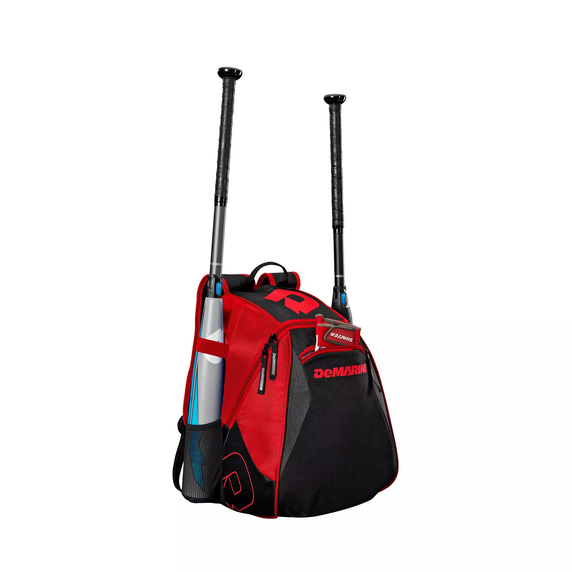 DeMarini VooDoo Junior Baseball Backpack - Red/Black - RED/BLACK