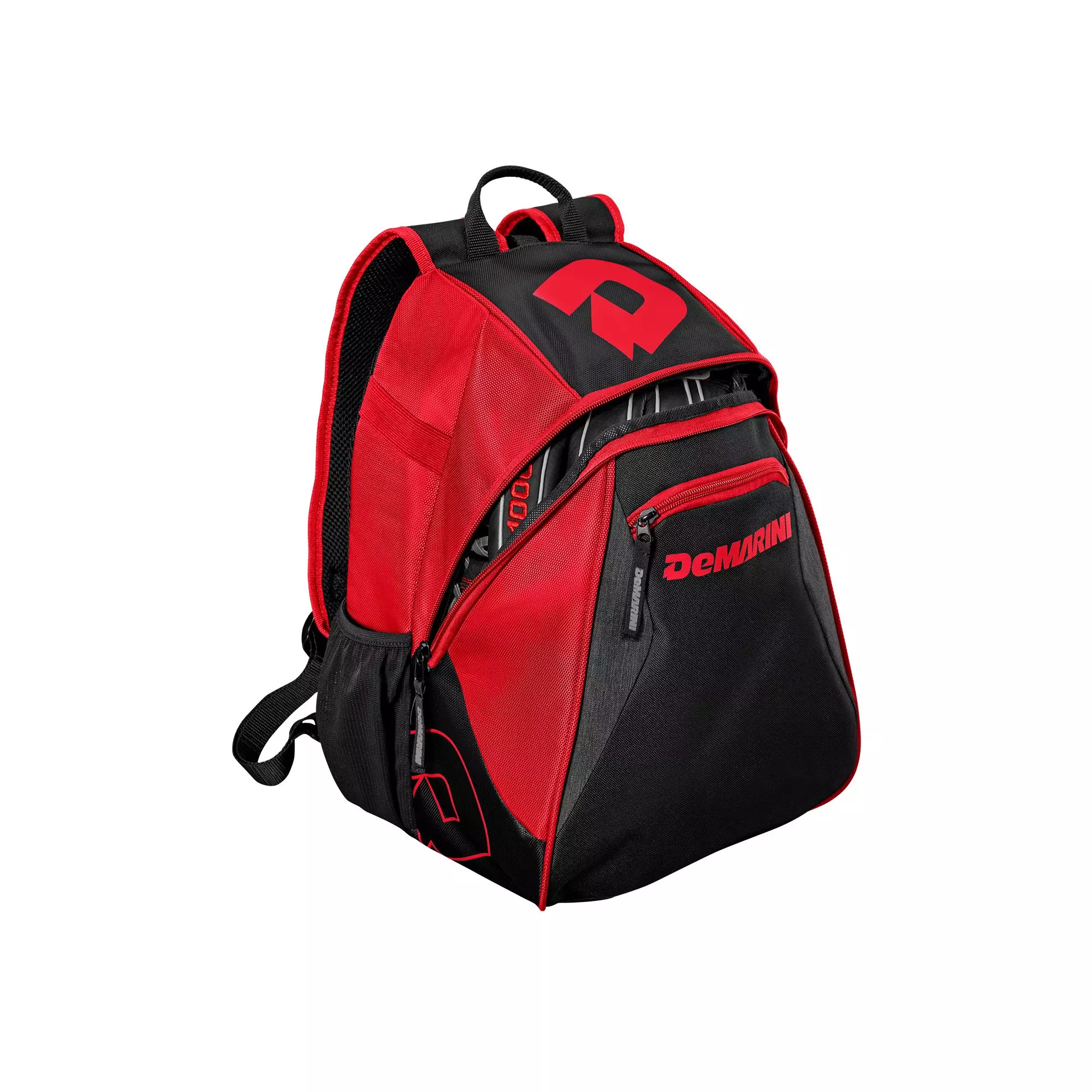 DeMarini VooDoo Junior Baseball Backpack - Red/Black - RED/BLACK