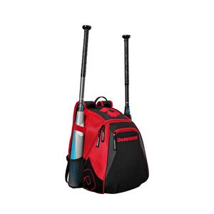 DeMarini VooDoo Junior Baseball Backpack - Red/Black
