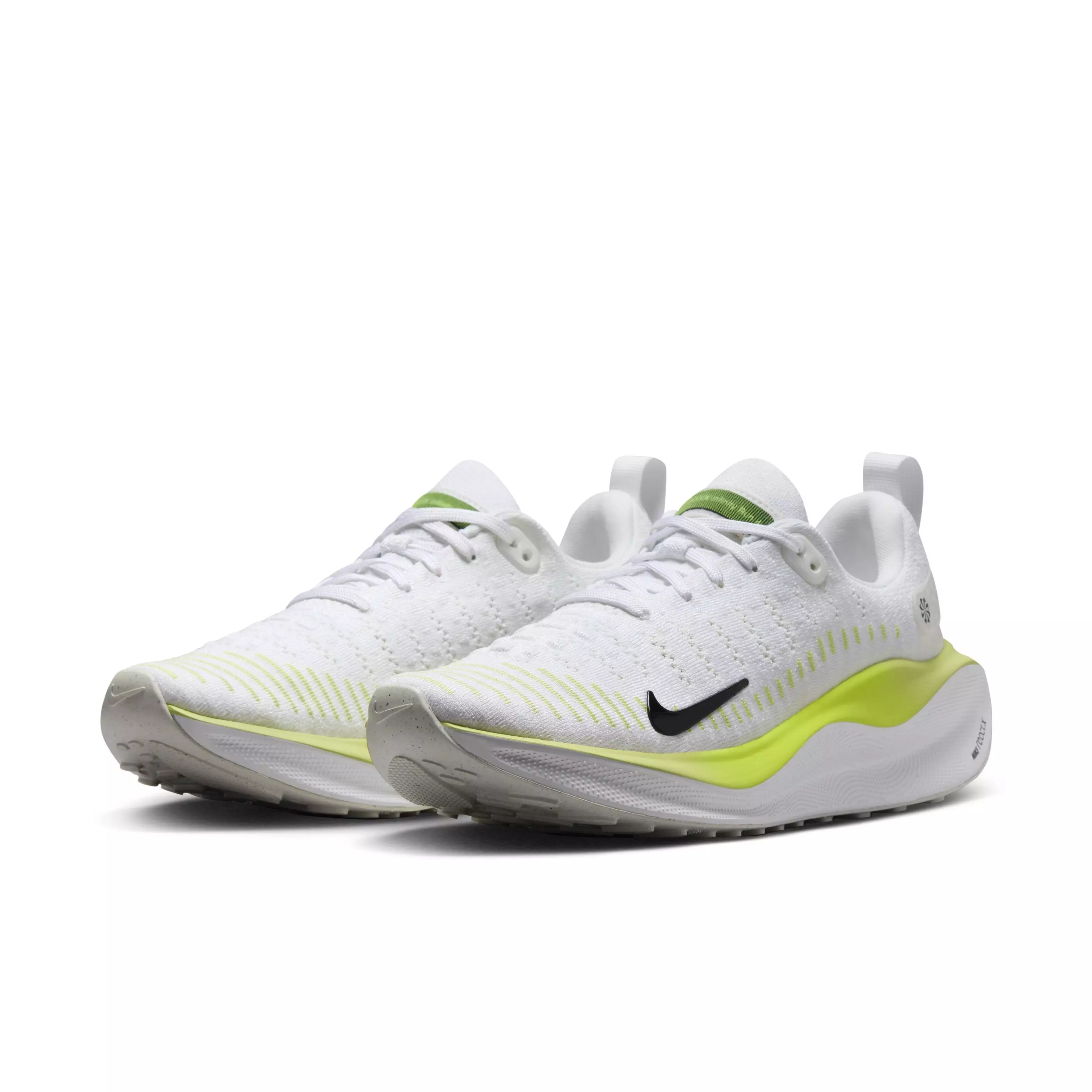 Nike React Infinity 4 FlyKnit "White/Sea Glass" Women's Running Shoe - BEIGE