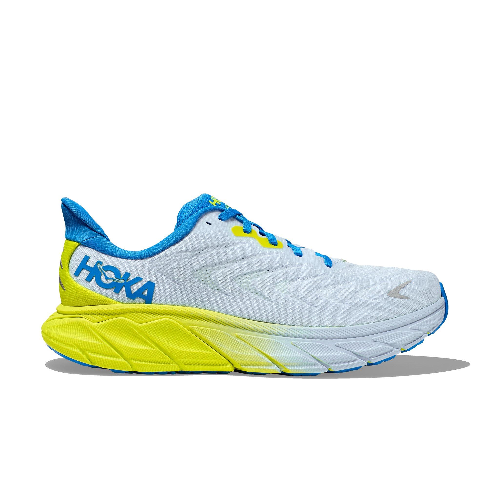 Blue and yellow running shoes online