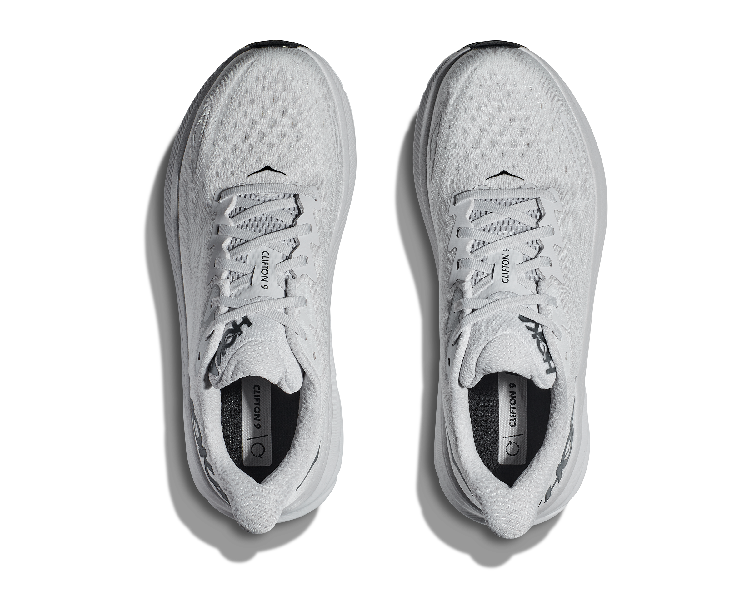 Hoka Clifton 9 "Nimbus Cloud/Steel Wool" Men's Running Shoe - Nimbus Cloud/Steel Wool Thumbnail View 3