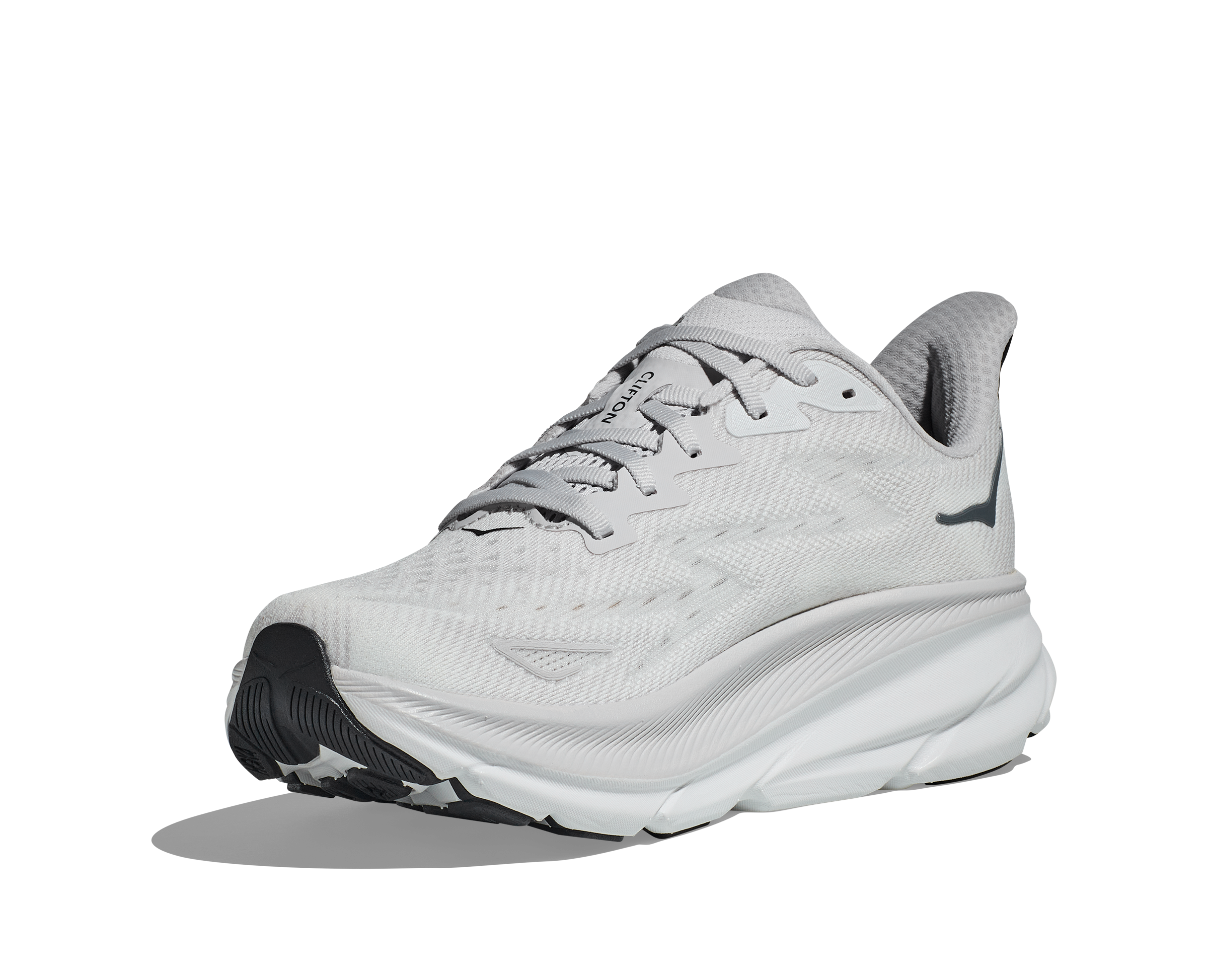 Hoka Clifton 9 "Nimbus Cloud/Steel Wool" Men's Running Shoe - Nimbus Cloud/Steel Wool Thumbnail View 4