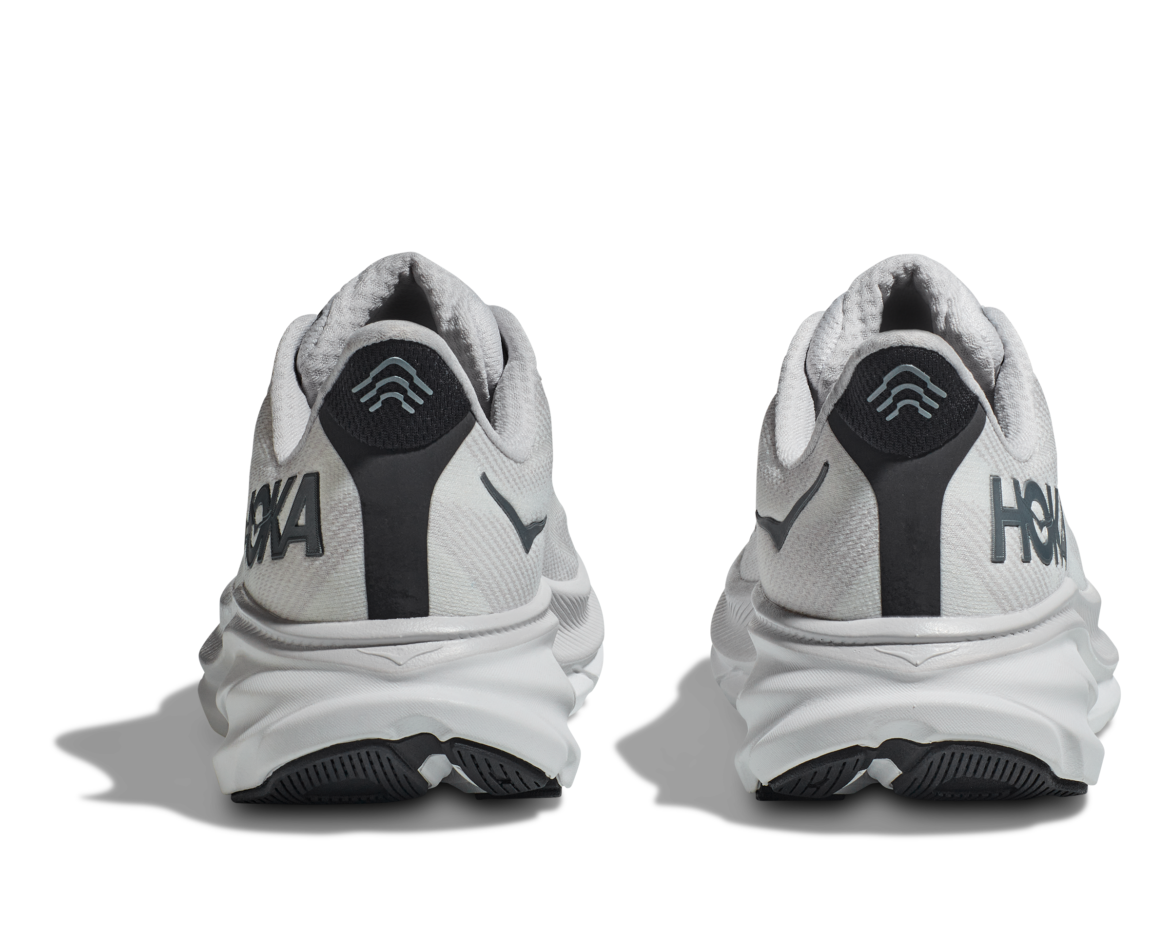 Hoka Clifton 9 Grey/Black Men's Running Shoe - Hibbett