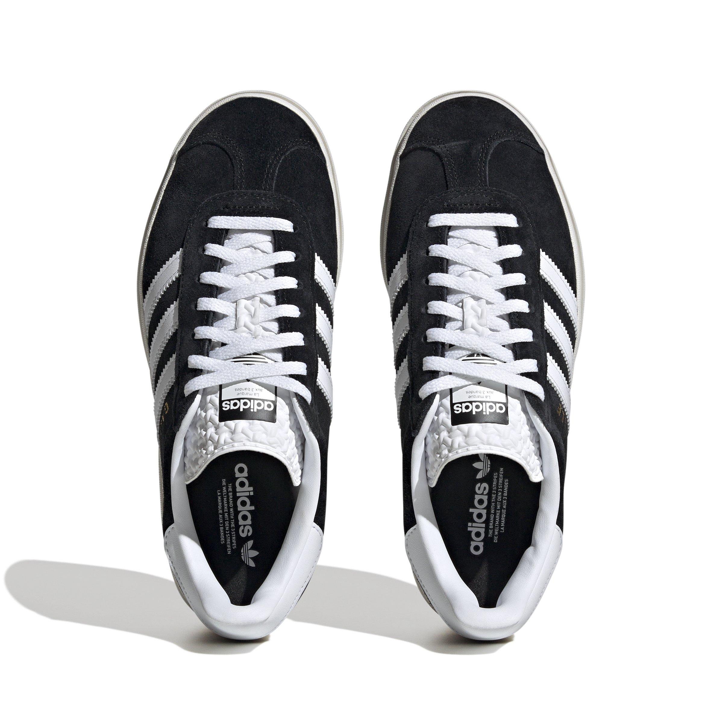 adidas Gazelle Bold Core Black/Ftwr White/Chalk White Women's Shoe -  Hibbett