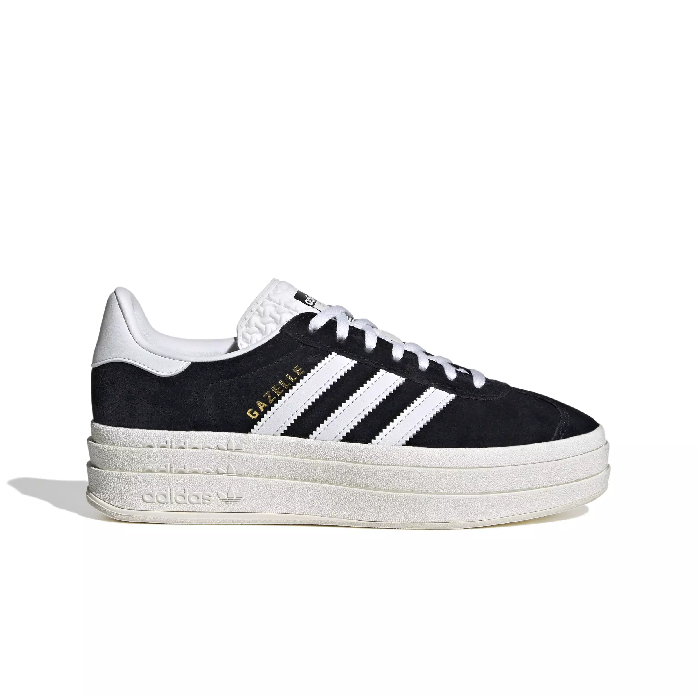 adidas Gazelle Bold Core Black/Ftwr White/Chalk White Women's