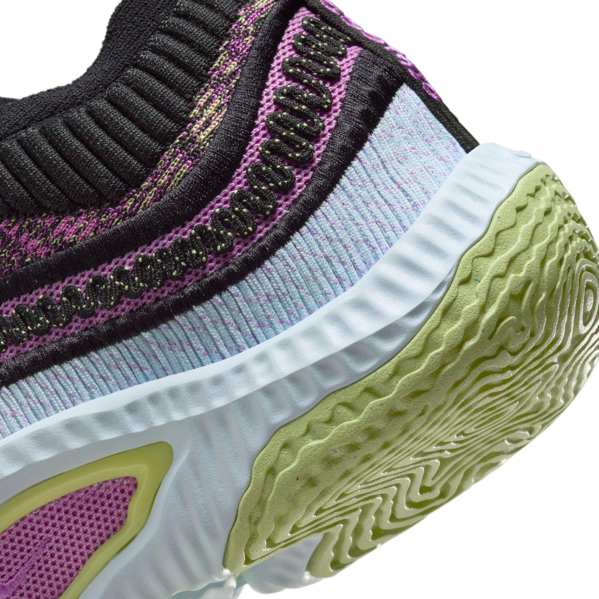 Nike Cosmic Unity 3 "Rush Fuchsia/Lemon Twist" Men's Basketball Shoe - RUSH FUCHSIA/LEMON TWIST Thumbnail View 9