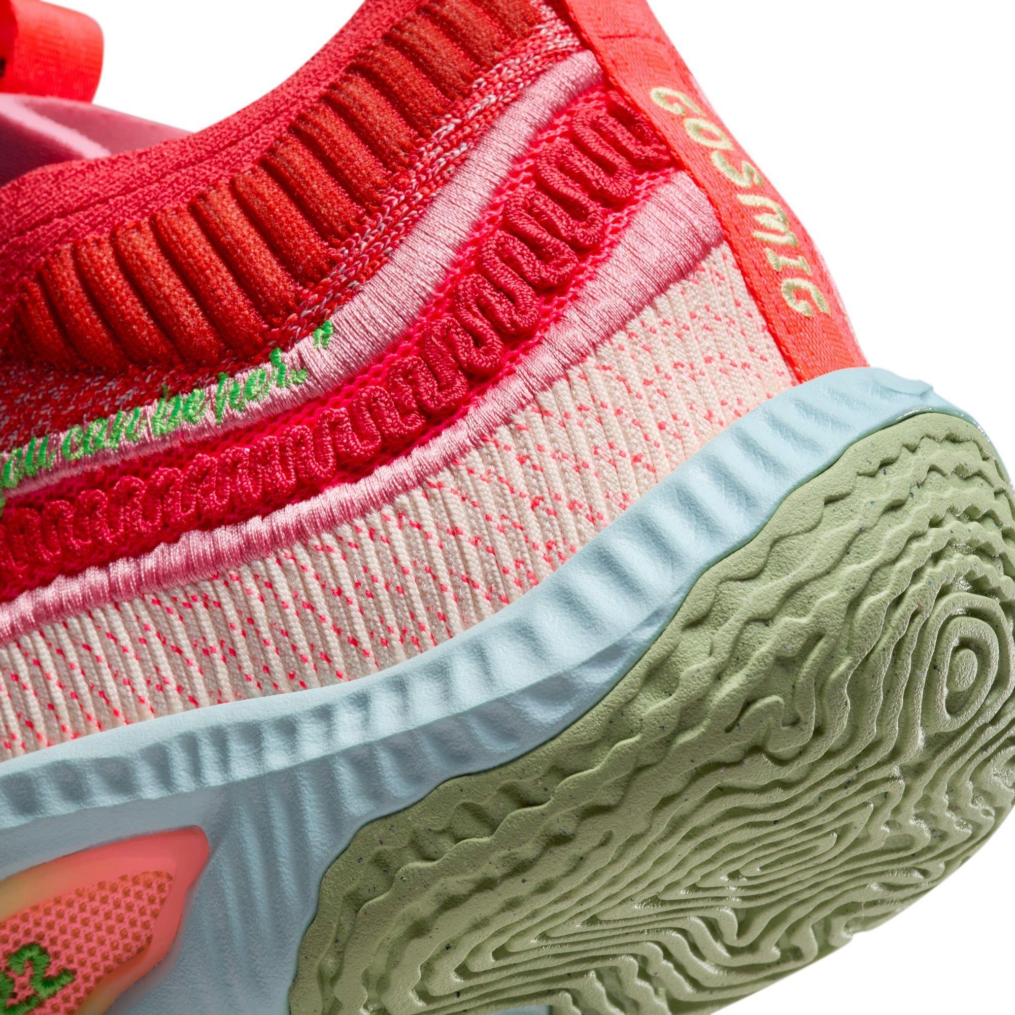 Nike Cosmic Unity 3 x A'ja Wilson "Hot Punch/Black/Track Red" Women's Basketball Shoe - HOT PUNCH/BLACK/TRACK RED Thumbnail View 7