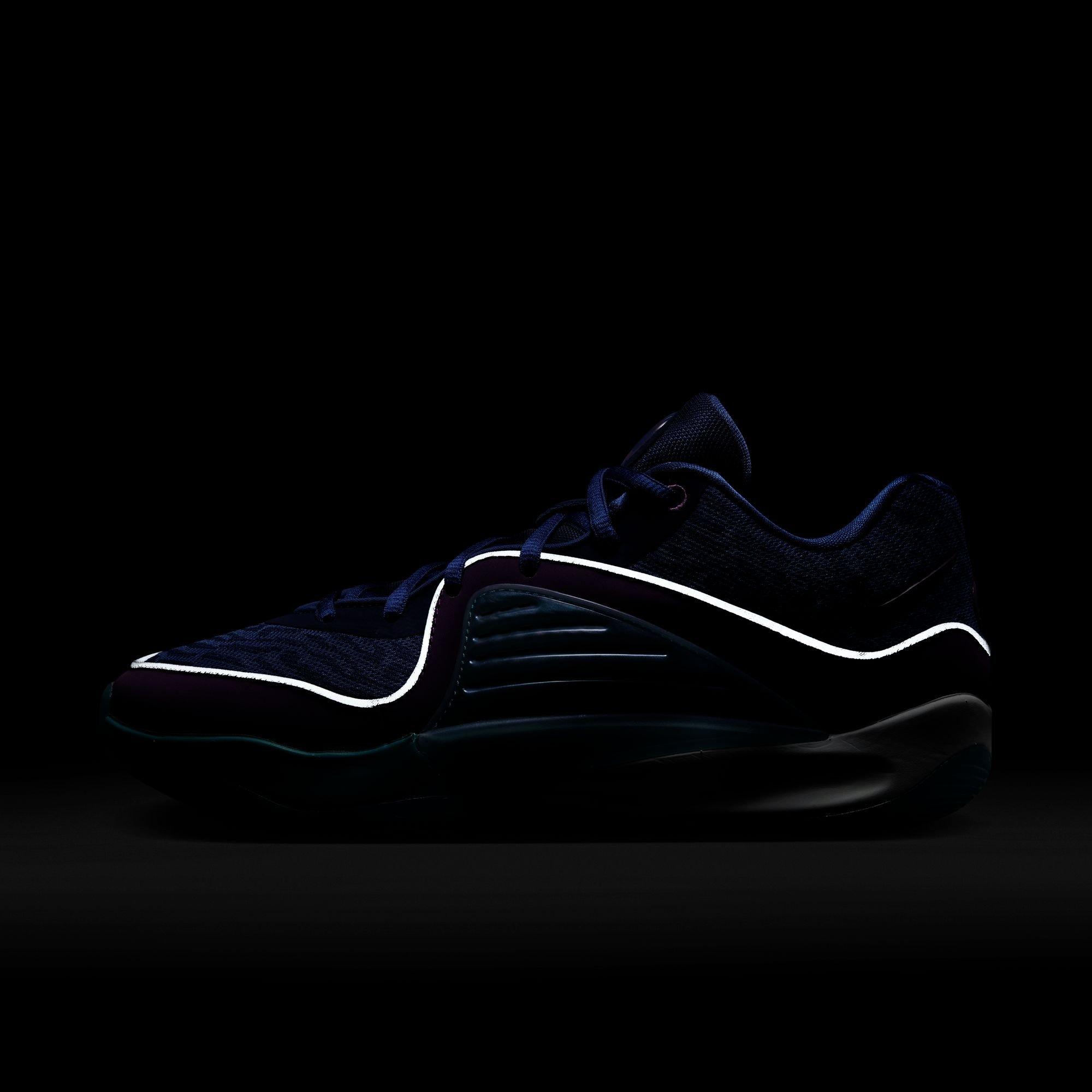 Nike KD16 &ldquo;Pathway Royalties&rdquo; Men's Basketball Shoe -  BLACK/METALLIC SILVER/VIVID PURPLE Thumbnail View 3