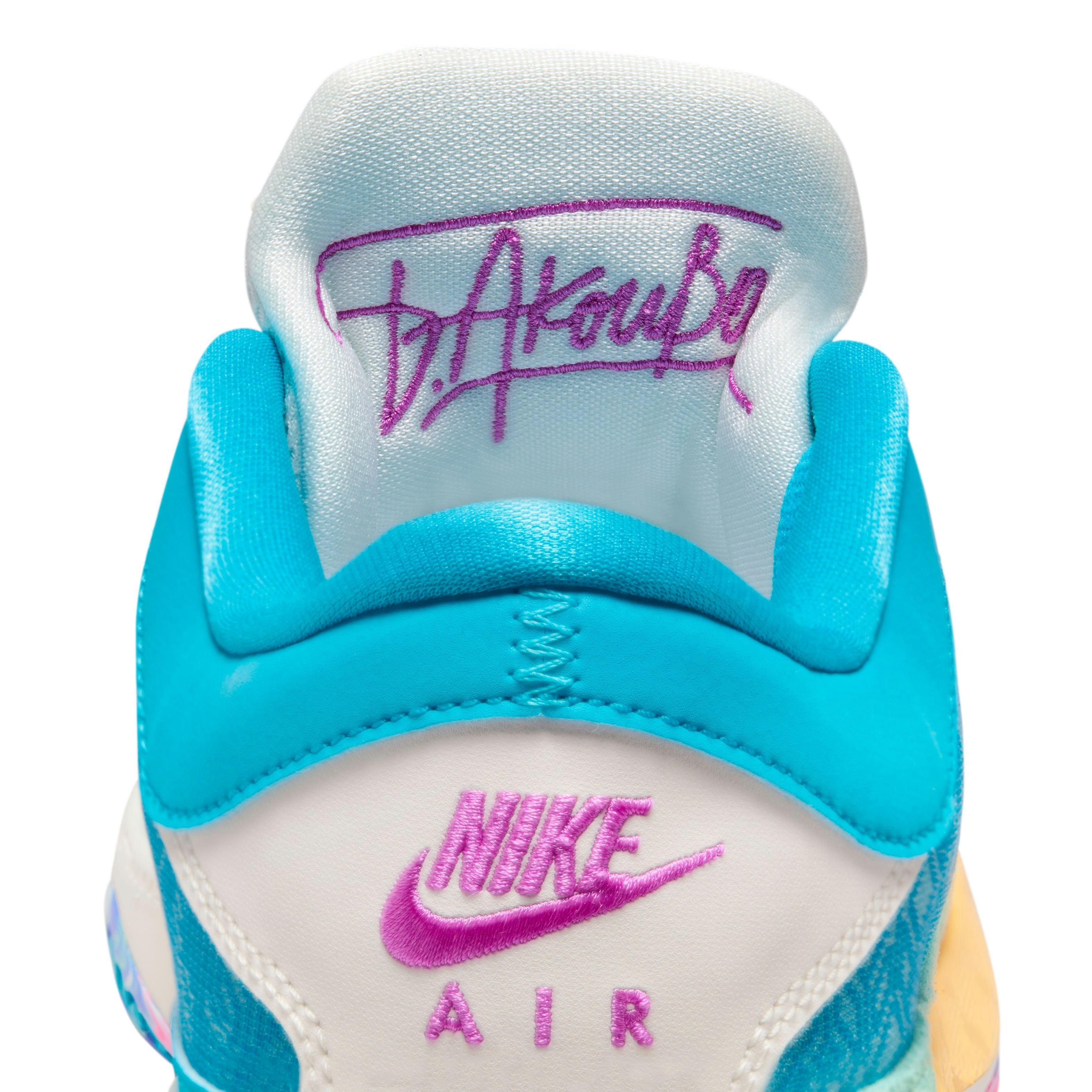 Nike Zoom Freak 5 "Greece x Nigeria" Men's Basketball Shoe - BLUE LIGHTNING/EMERALD RISE/PHANTOM Thumbnail View 6