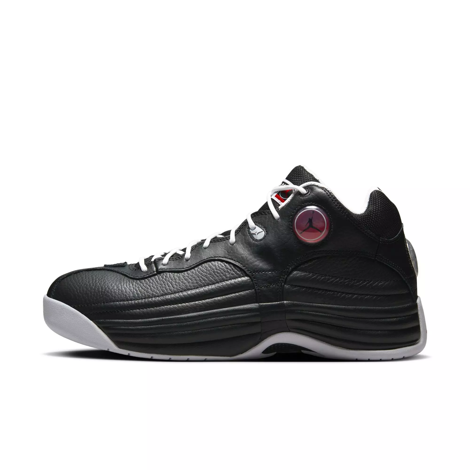 Jordan Jumpman Team 1 "Black/Red/White" Men's Shoe - BLACK/RED/WHITE