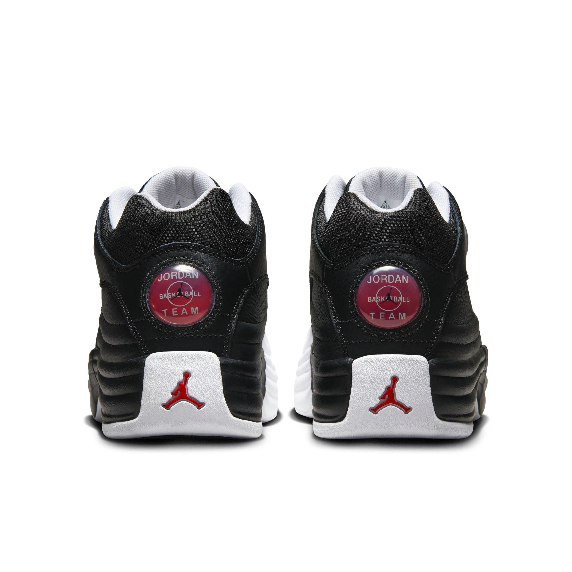 Jordan Jumpman Team 1 "Black/Red/White" Men's Shoe - BLACK/RED/WHITE Thumbnail View 6