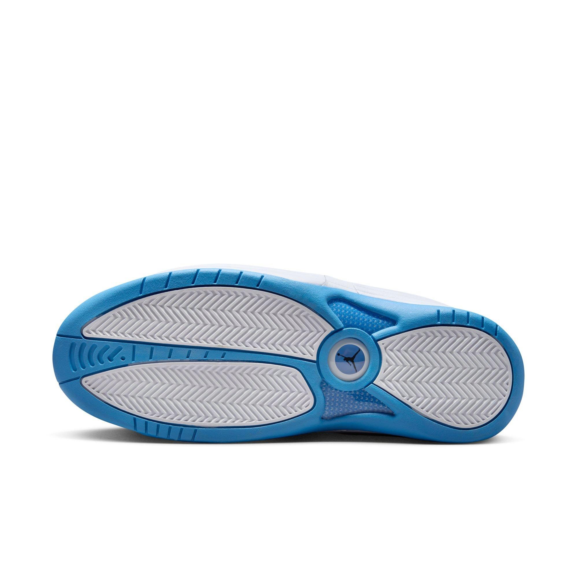 Jordan Jumpman Team I "White/University Blue/Black/Light Silver" Men's Shoe - WHITE/BLUE Thumbnail View 8