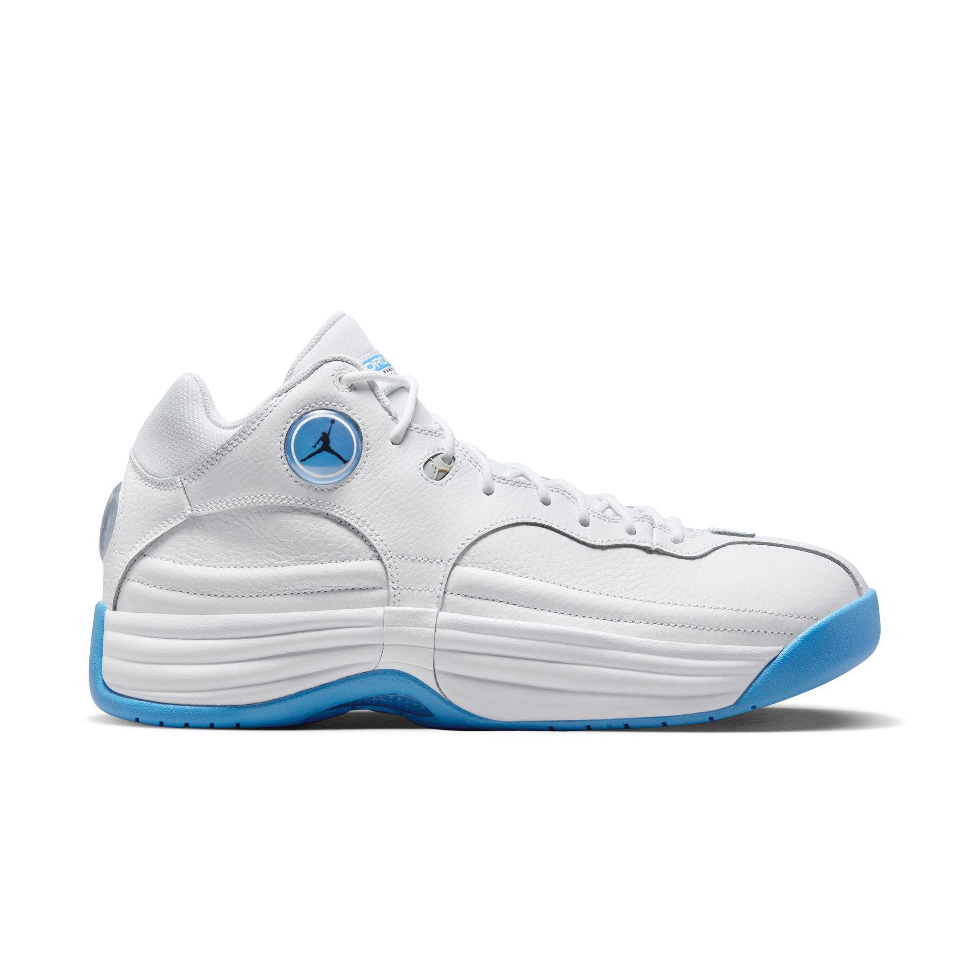 Jordan Jumpman Team I "White/University Blue/Black/Light Silver" Men's Shoe - WHITE/BLUE Thumbnail View 1