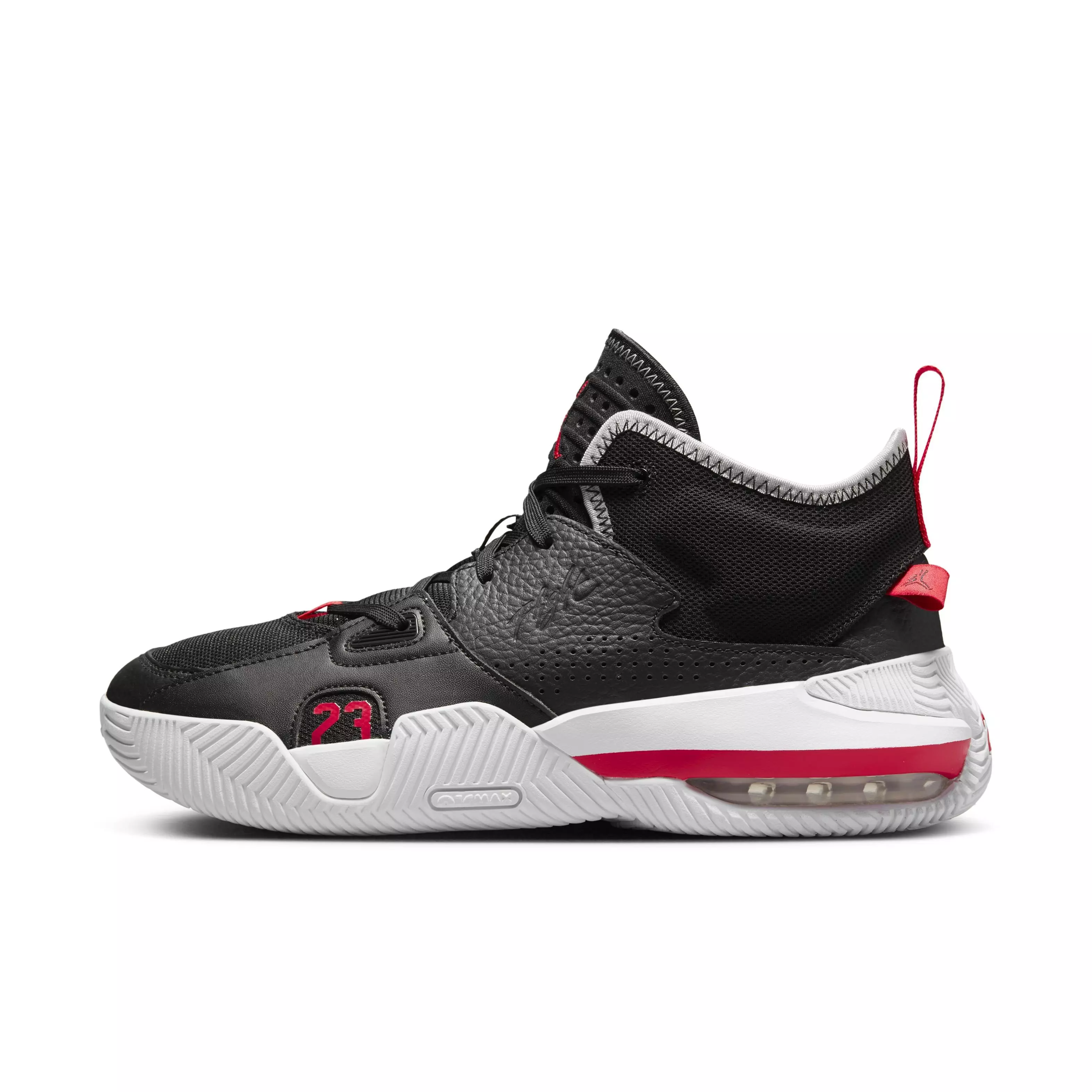 Jordan Stay Loyal 2 "Black/University Red/White" Men's Basketball Shoe - BLACK/WHITE/RED